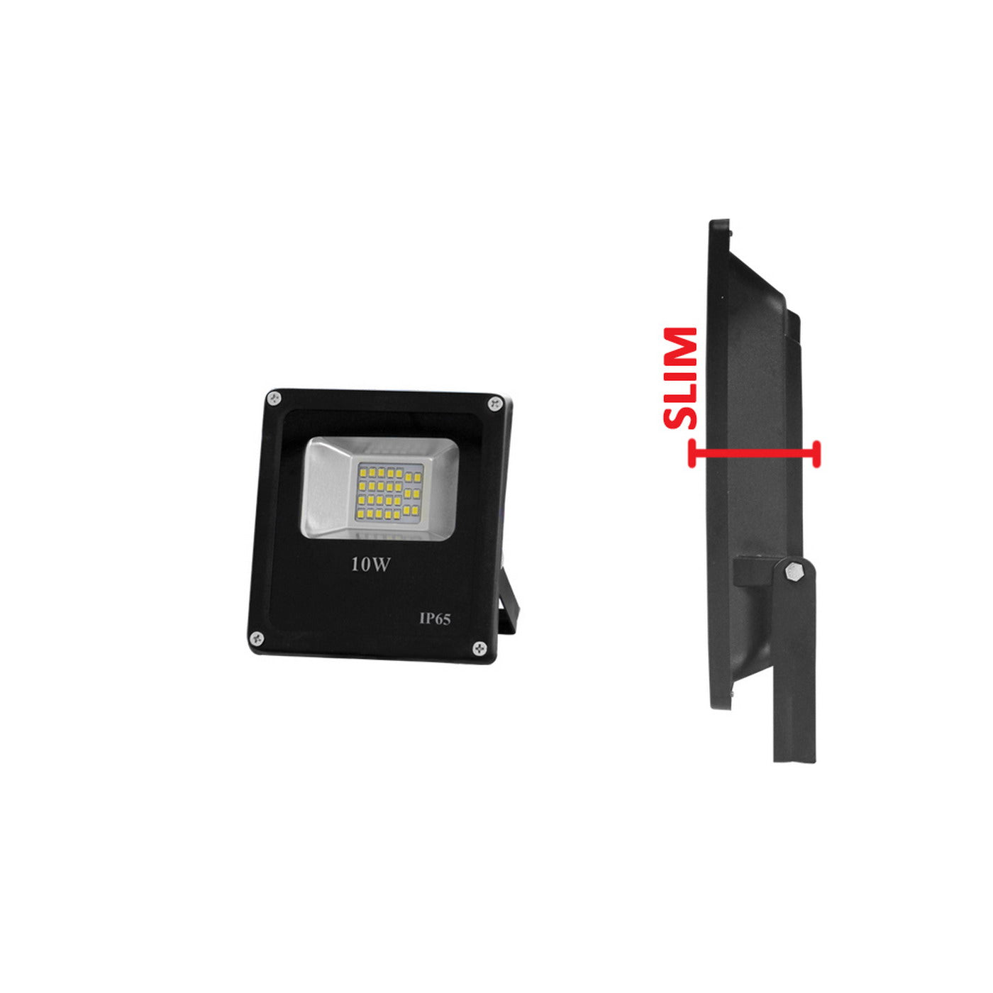 Alcapower 10W SMD LED projector, dimmable instant-on LED spotlight with 4000K natural light