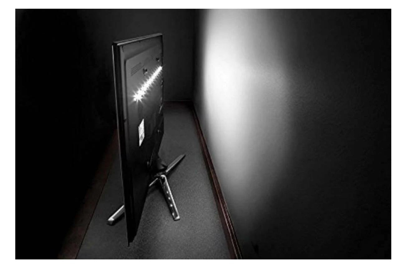 Jolight Kit de 2 bandes LED lumineuses de 60 cm pour rétroéclairage de télévision, couleur de lumière blanc chaud
