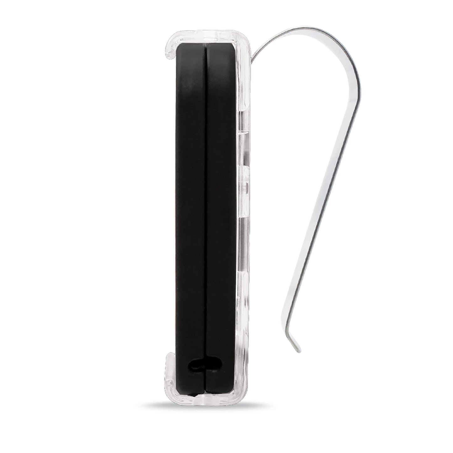 WHY EVO Télécommande multi-fréquences à code tournant de 280 à 868 MHz avec Visor Clip, ouvre-portail programmable à auto-apprentissage, radiocommande large portée à 4 boutons, noir Réglisse Noire