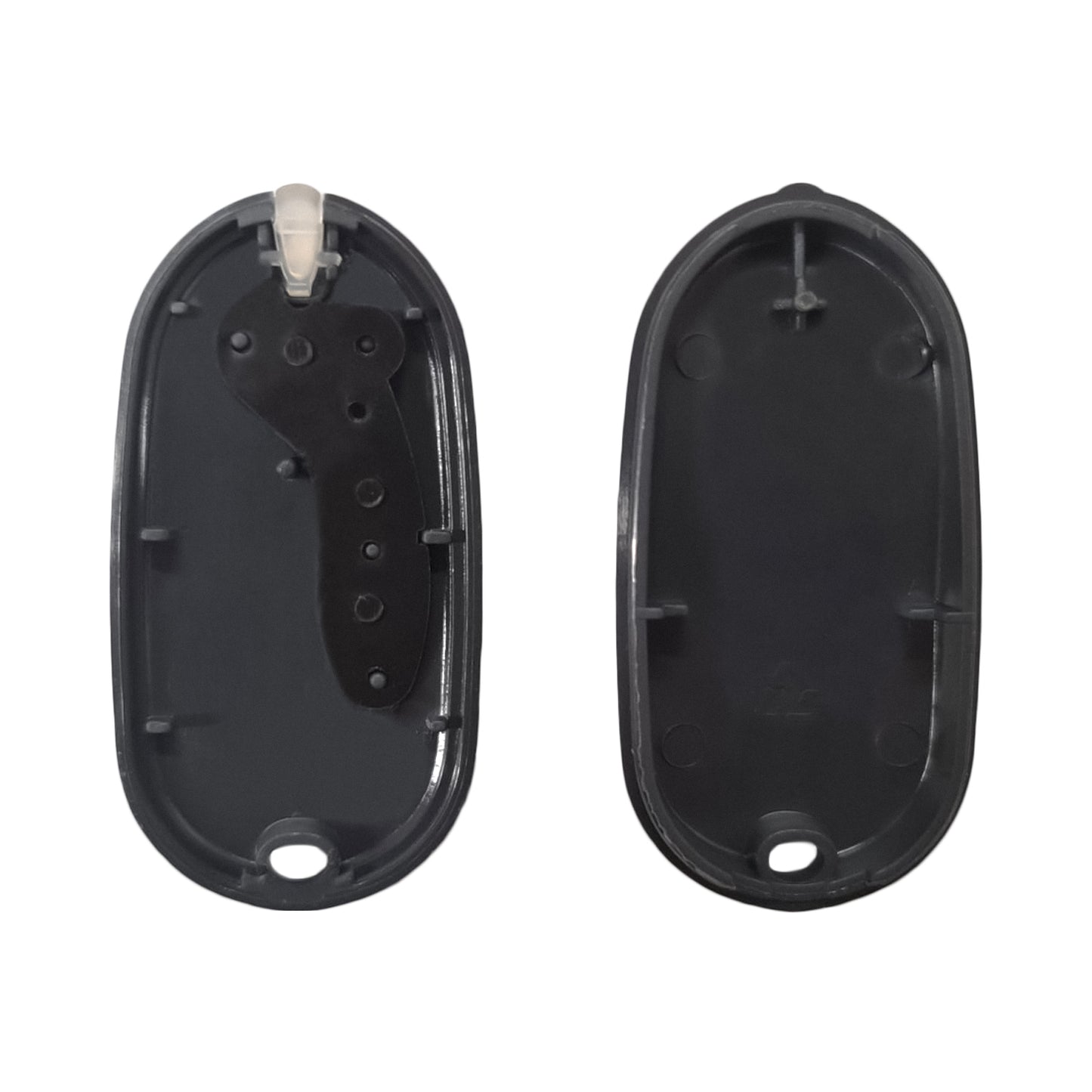 Cover di ricambio per telecomando apricancello Be Happy RS3, inclusi 3 pulsanti rossi e indicatore trasparente, guscio colore grigio