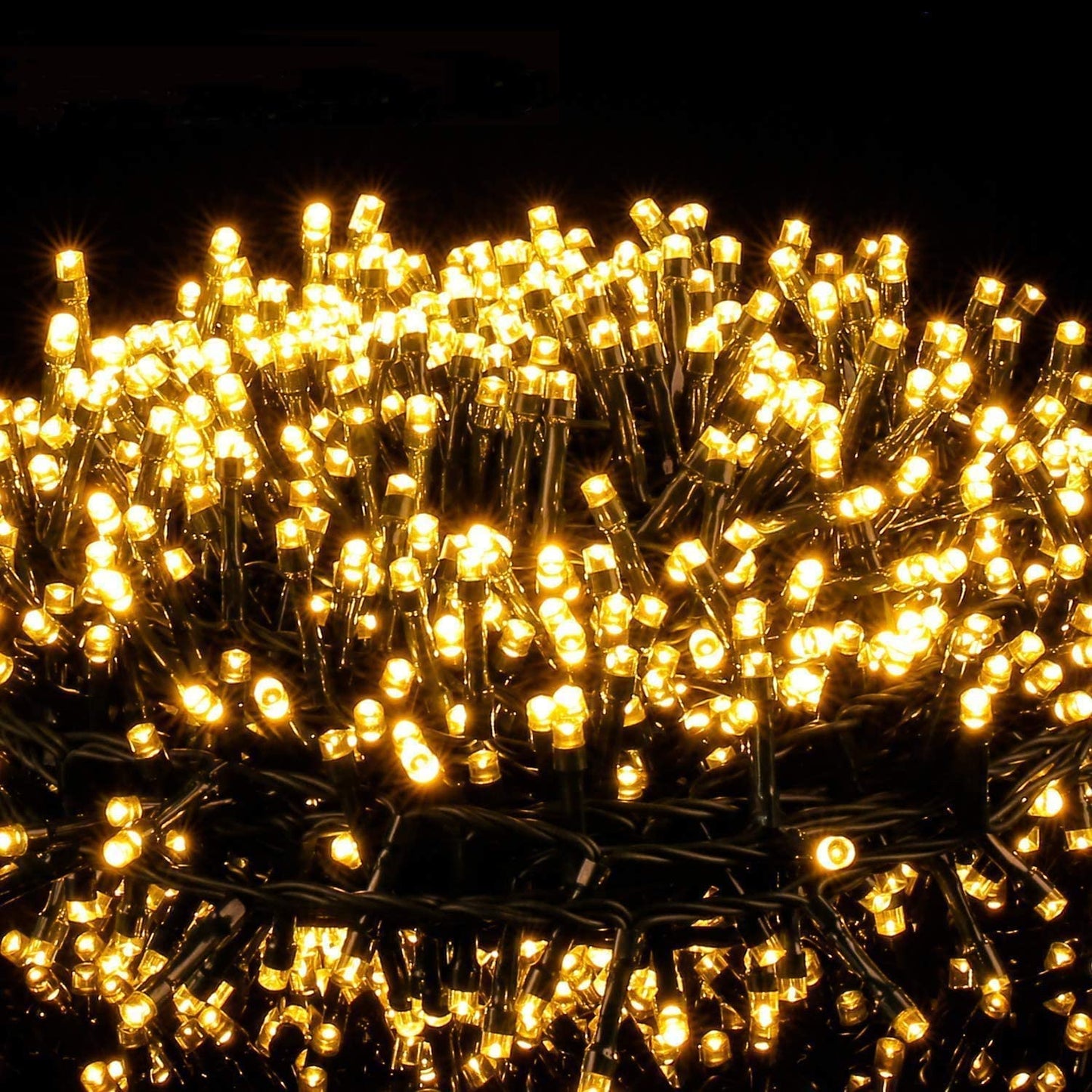 Chaîne lumineuse extérieure GESCO 20 m, lumières LED avec 8 fonctions, 300 LED chaudes, lumières LED décoratives de Noël, éclairage domestique, guirlande lumineuse