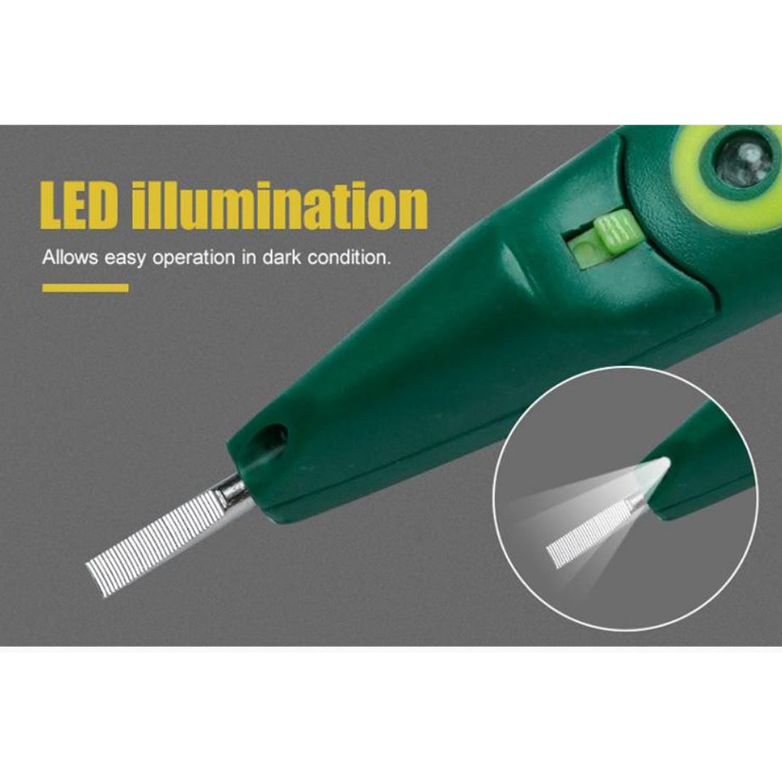 PRO'SKIT voltage detector with display, voltage tester with LED lighting and automatic detection