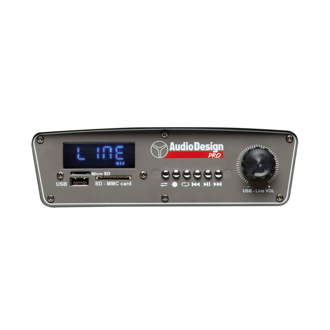 AudioDesign Pro M2 10W/L portable speaker, portable speaker with 250 mm woofer and 2 wireless microphones