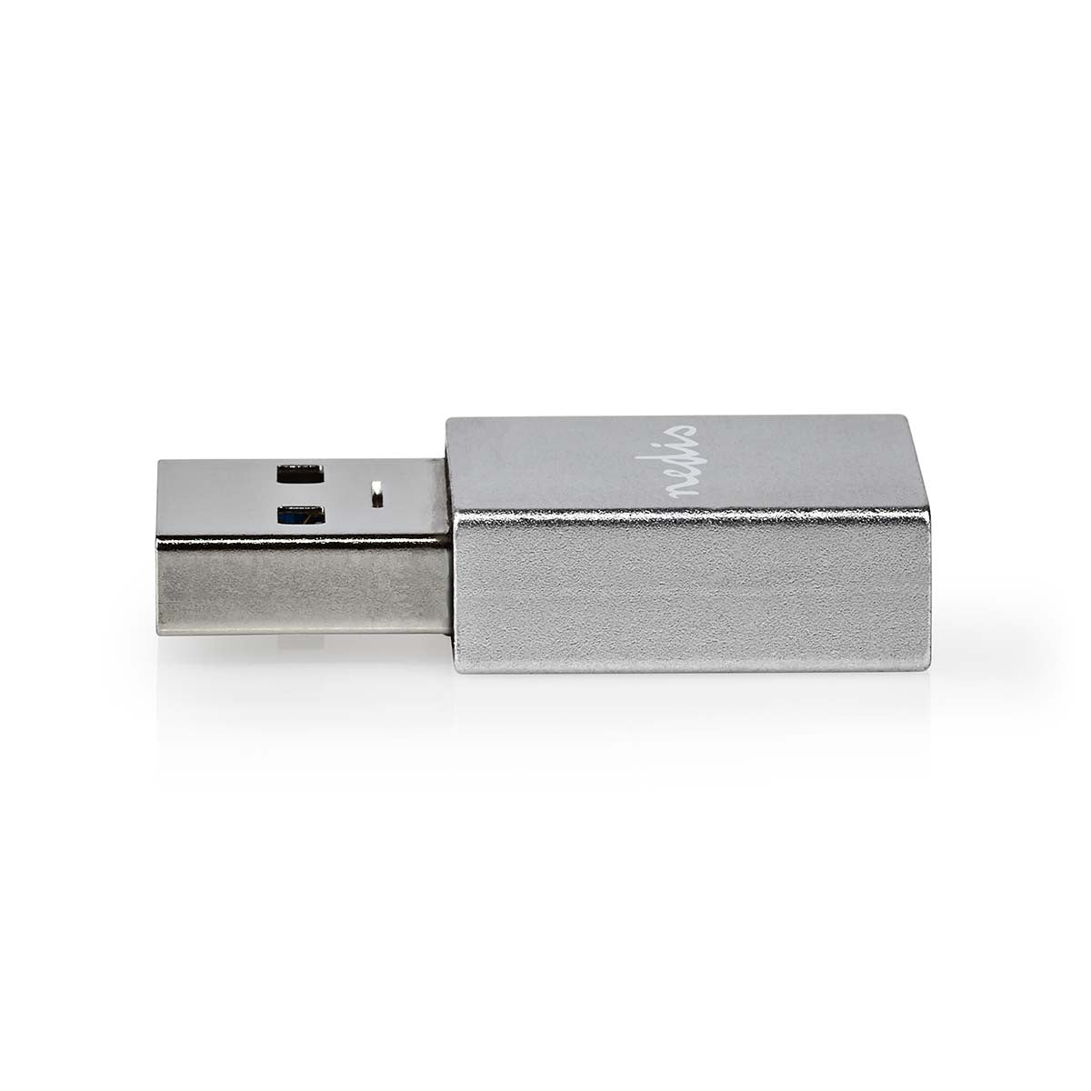 Nedis Adattatore da USB tipo C a USB 3.2 tipo A, velocità di trasmissione fino a 5 Gbit/s, connettore placcato in nickel, corpo in metallo