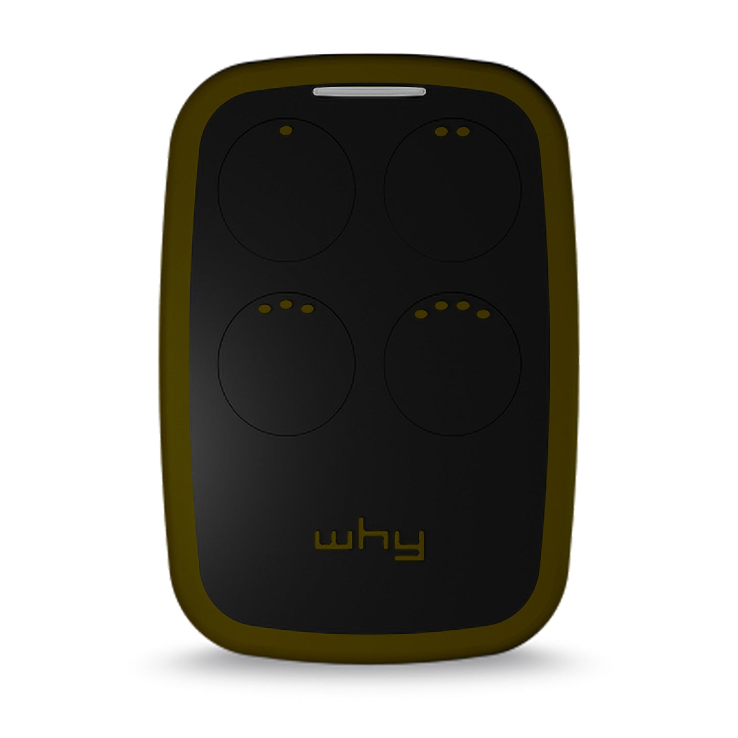 WHY EVO NOA Telecomando rolling code multifrequenza da 280 a 868 mhz con Visor Clip, apricancello autoapprendente programmabile, radiocomando ad ampio raggio con 4 pulsanti, Deep Green