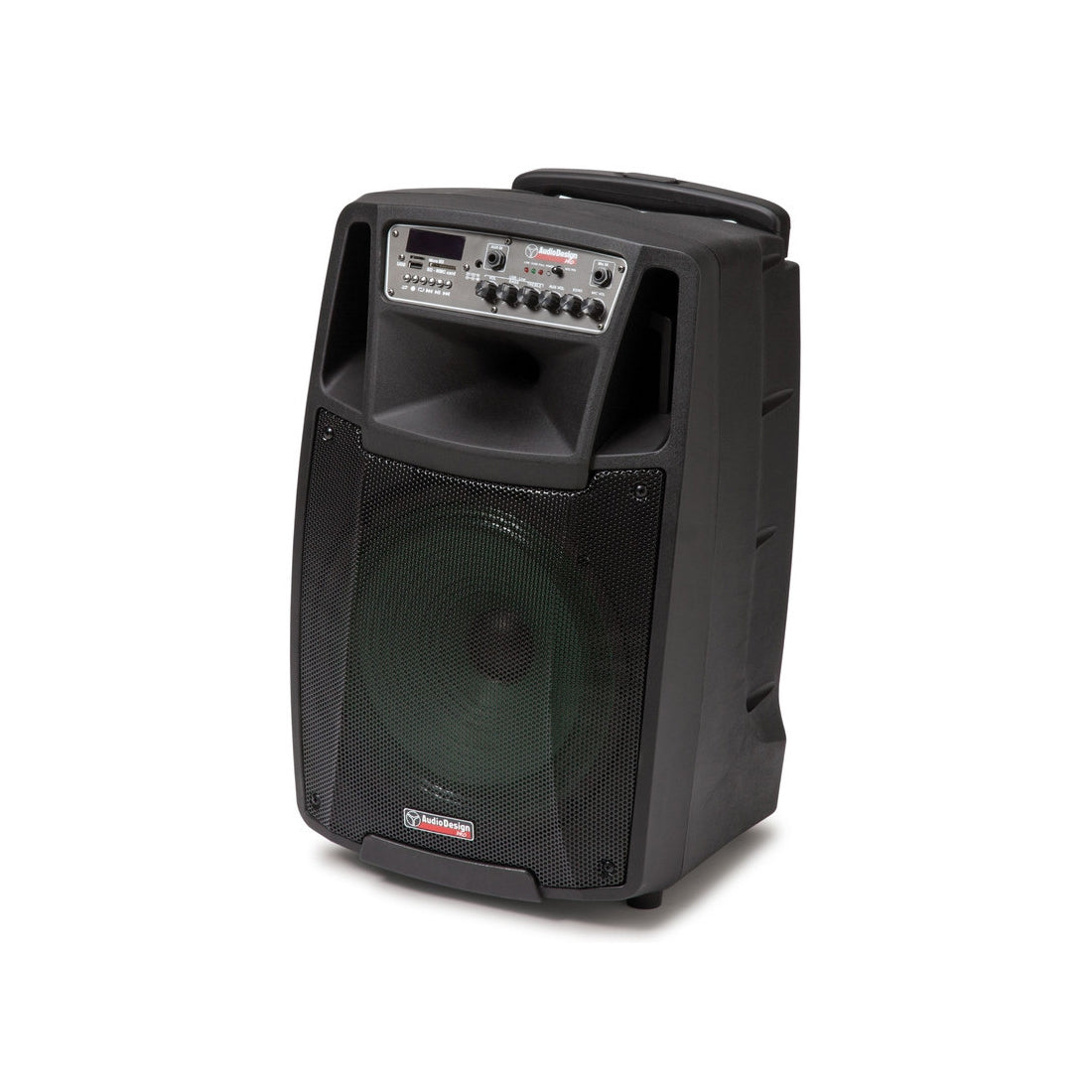 AudioDesign Pro M2 12W/L portable speaker, portable speaker with 320 mm woofer and 2 wireless microphones