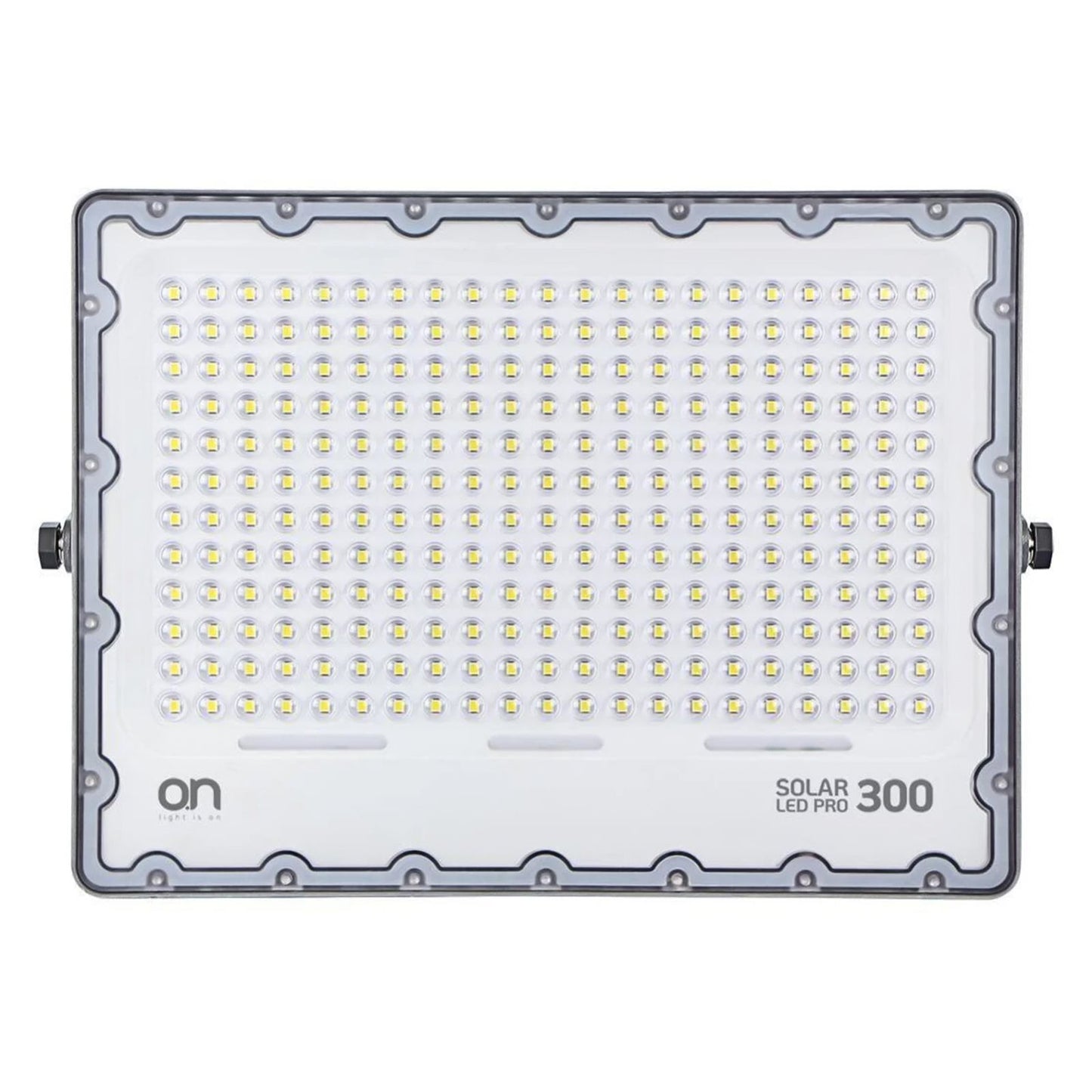 ON Outdoor solar spotlight with cold light, LED spotlight with solar panel and sensor for automatic switch-on, LED wall lamp with photovoltaic 4000K 3700lm