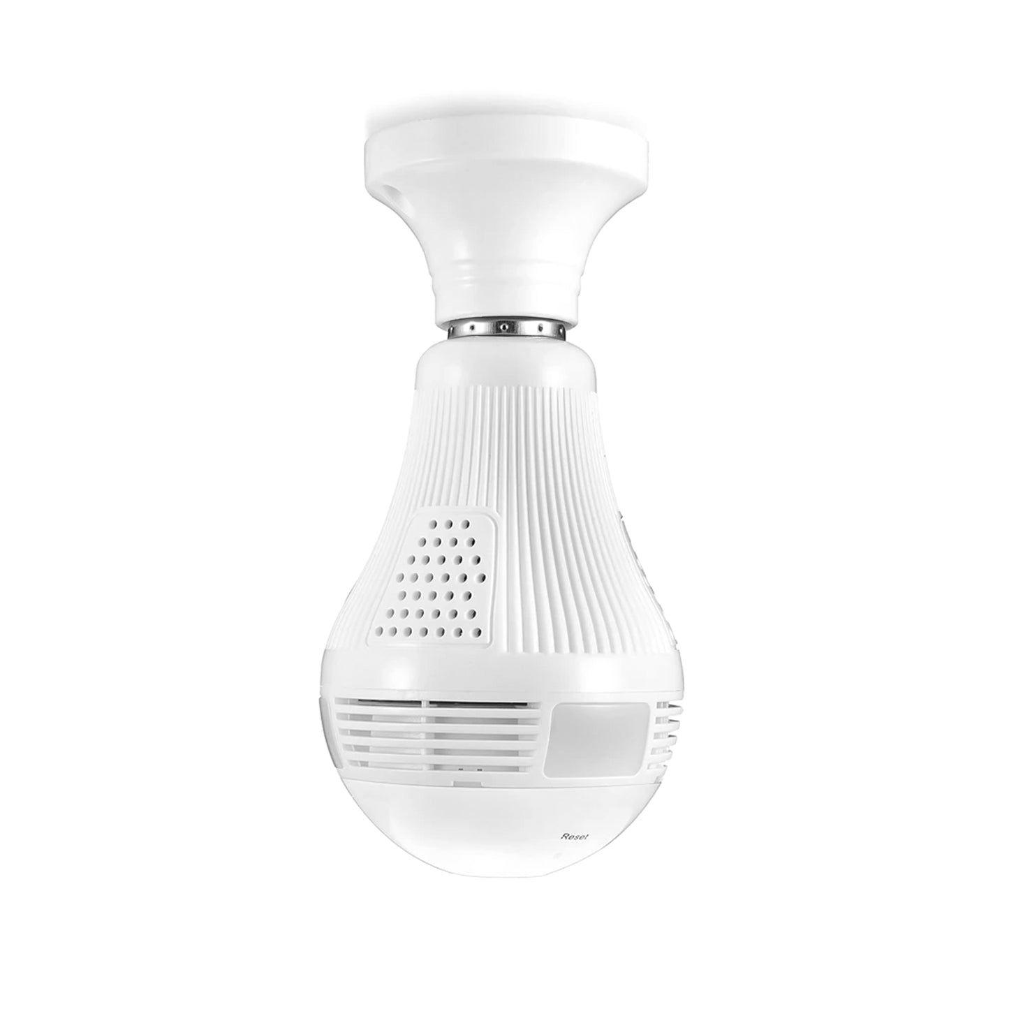 Caméra espion GBX, caméra Wi-Fi panoramique 960p 1,3 Mpx 360° avec vision nocturne et détecteur de mouvement, ampoule caméra