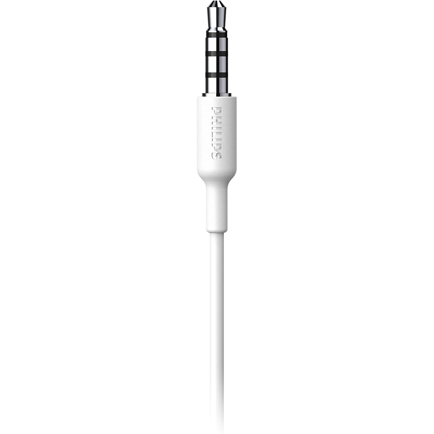 Philips Écouteurs filaires pour le fitness et le sport, écouteurs avec microphone, résistants à la transpiration et aux éclaboussures IPX2, boucles d'oreilles flexibles, commande par bouton-poussoir, blanc