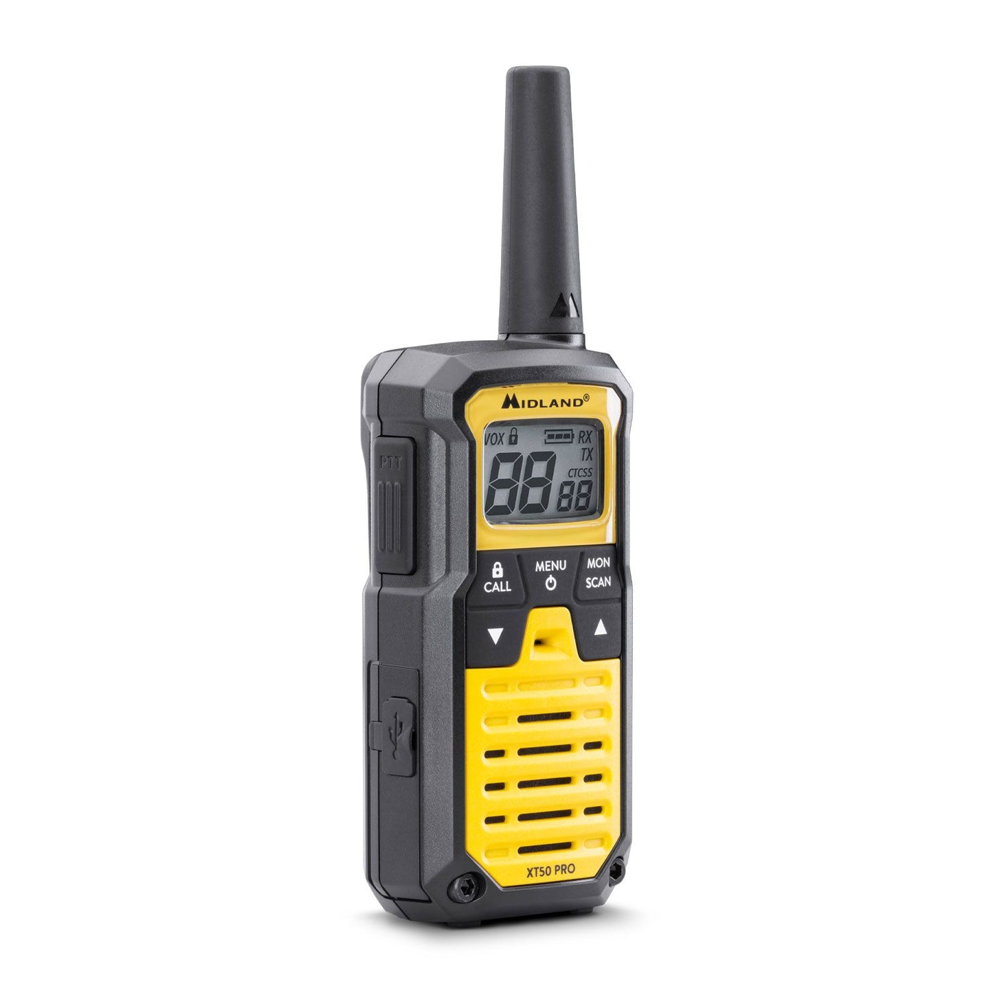Midland Coppia ricetrasmittenti in valigetta full optional, PMR446/LPD, senza licenza, Twin Walkie Talkie, impermeabile, 85 canali