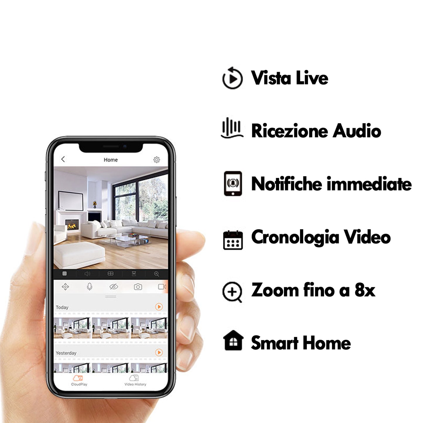 Caméra de surveillance vidéo Wi-Fi Ezviz C3WN, caméra de sécurité étanche, caméra de vision nocturne 1080p, caméra pour maison intelligente