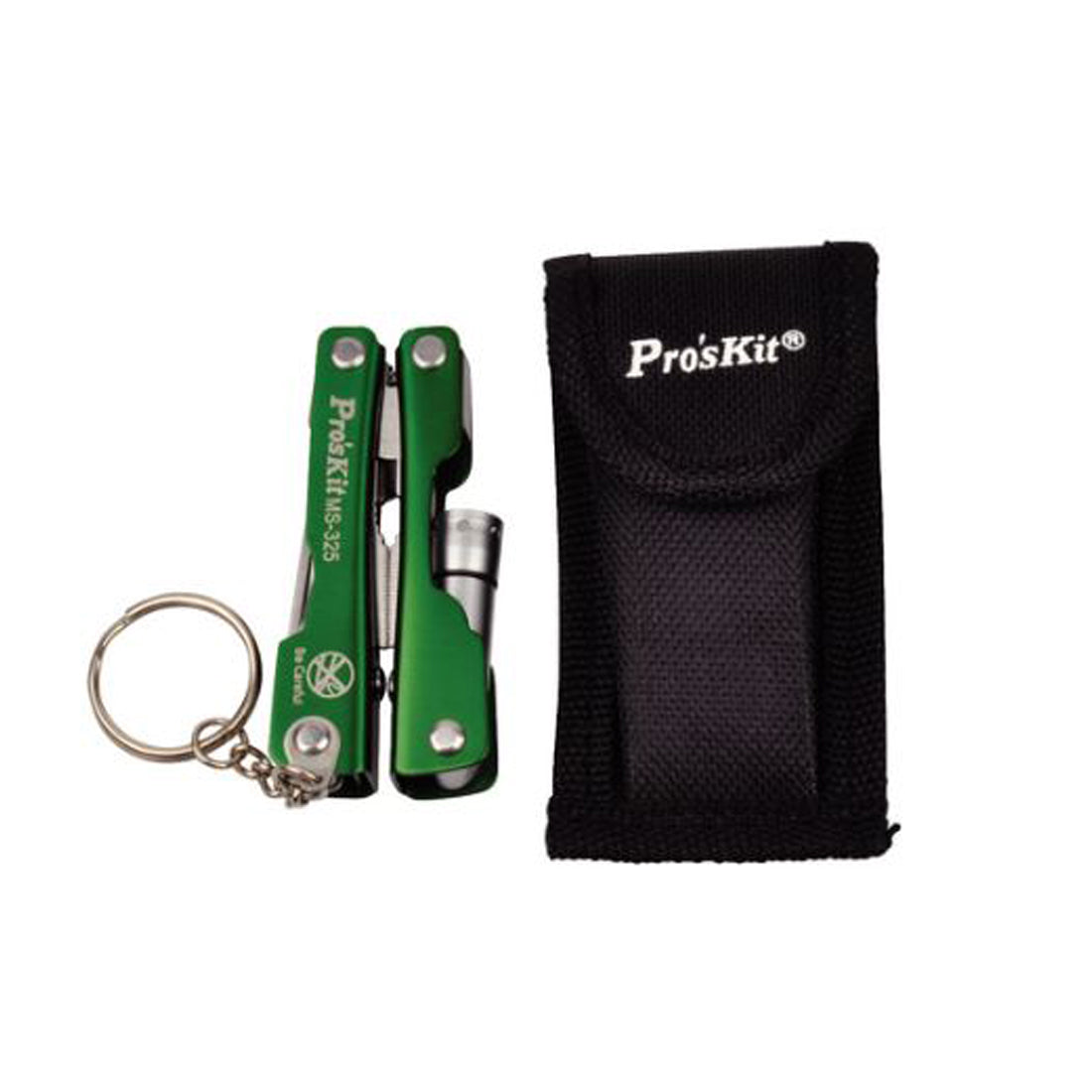 PRO'SKIT Pince multi-usage outil multifonction de poche kit 7 en 1 en inox