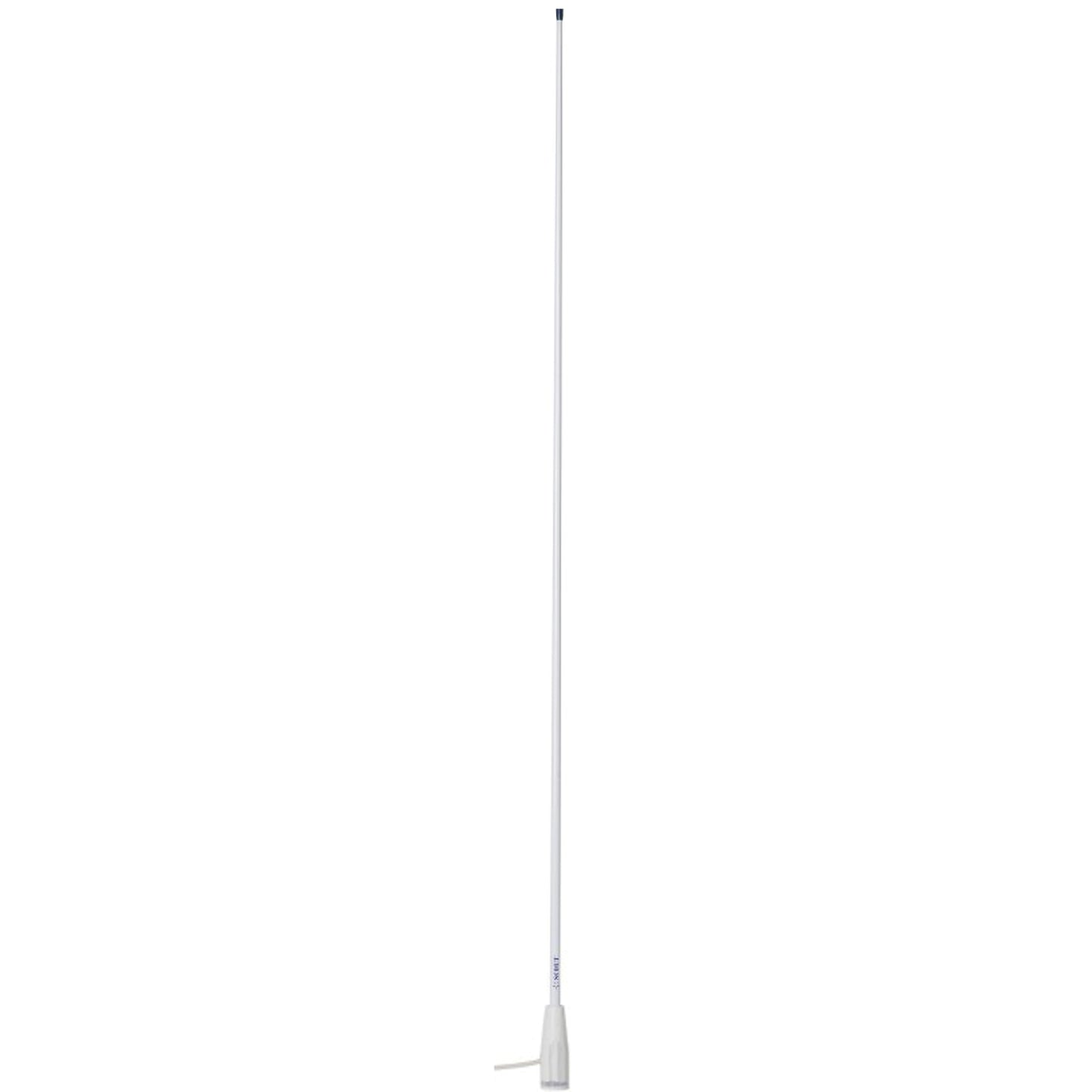 Banten Spark CB/6/N Antenna marina VHF 156-162 MHz, antenna 1,5 metri con impugnatura in Nylon, cavo RG58 C/U  da 5 metri, colore bianco, guadagno 3 dB