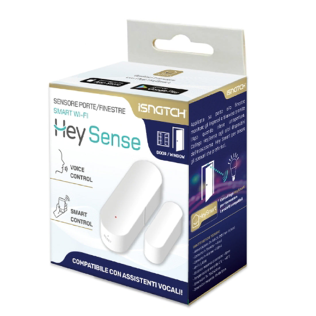 iSnatch smart wifi sensor for doors and windows, intelligent door status detection, and light activation