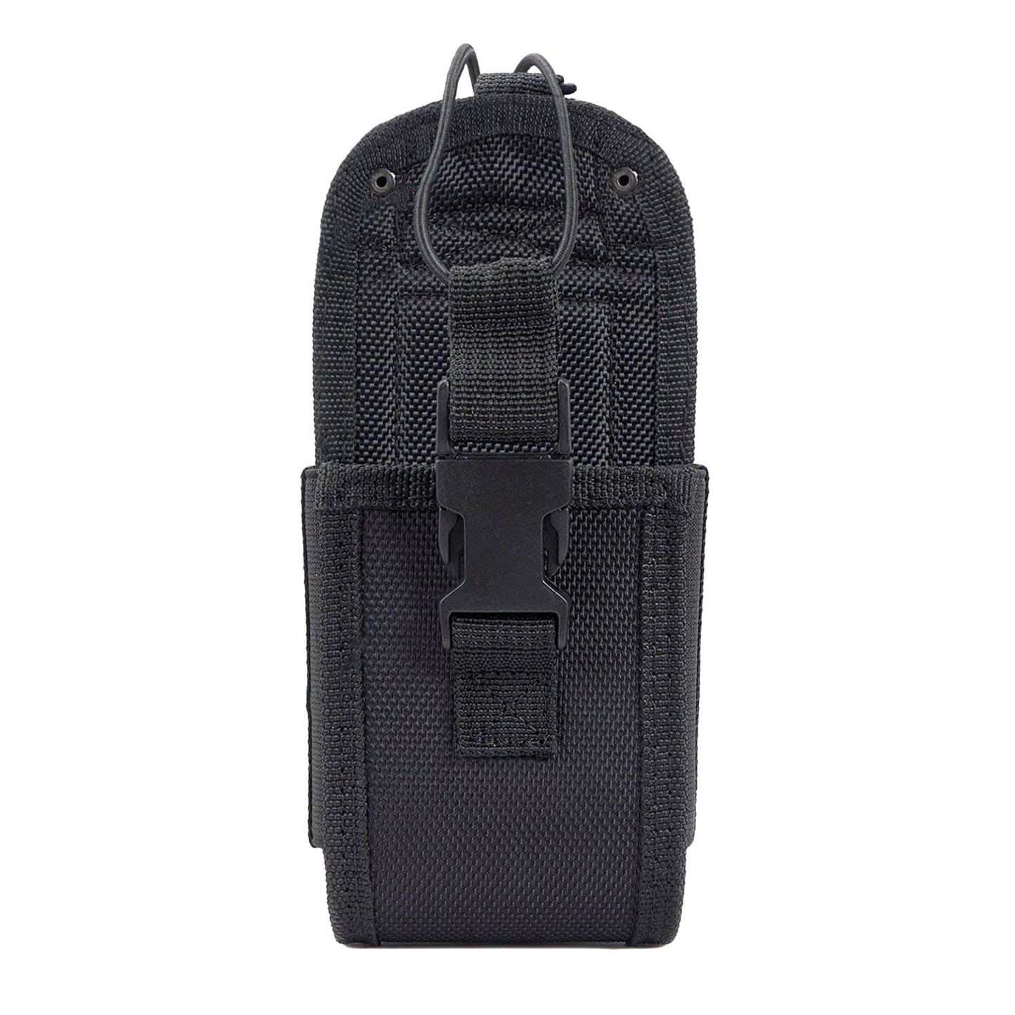 Custodia in cordura per radio ricetrasmittenti portatili con attacco a 3 punti e cinghia per fissaggio a cintura, tracolla, petto, spalla o cintura