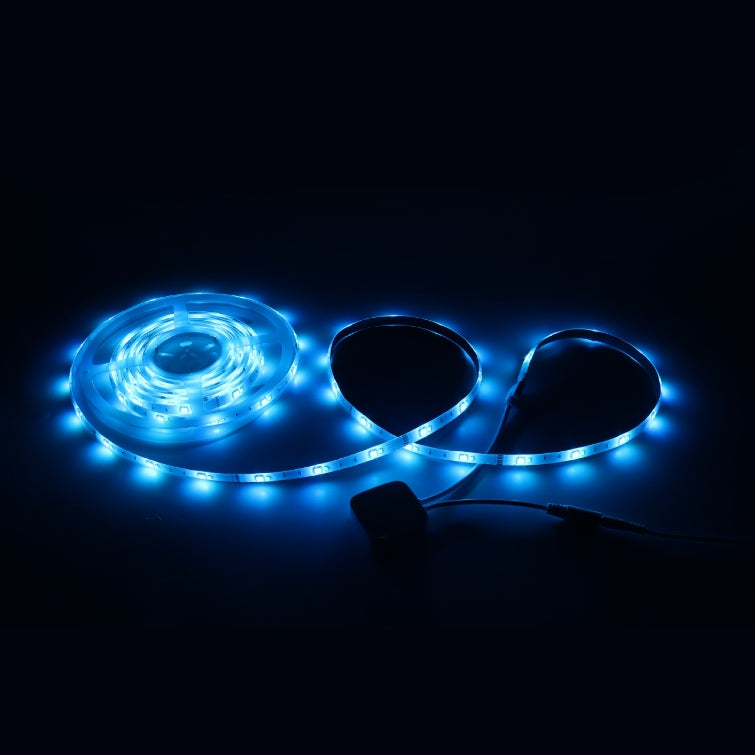 ON Bande LED Wifi 5m, bande flexible 60/m LED RVB+W étanches, voix, commande intelligente ou télécommande, lumières LED adaptées pour TV, chambre à coucher, Noël, fêtes et décorations d'intérieur