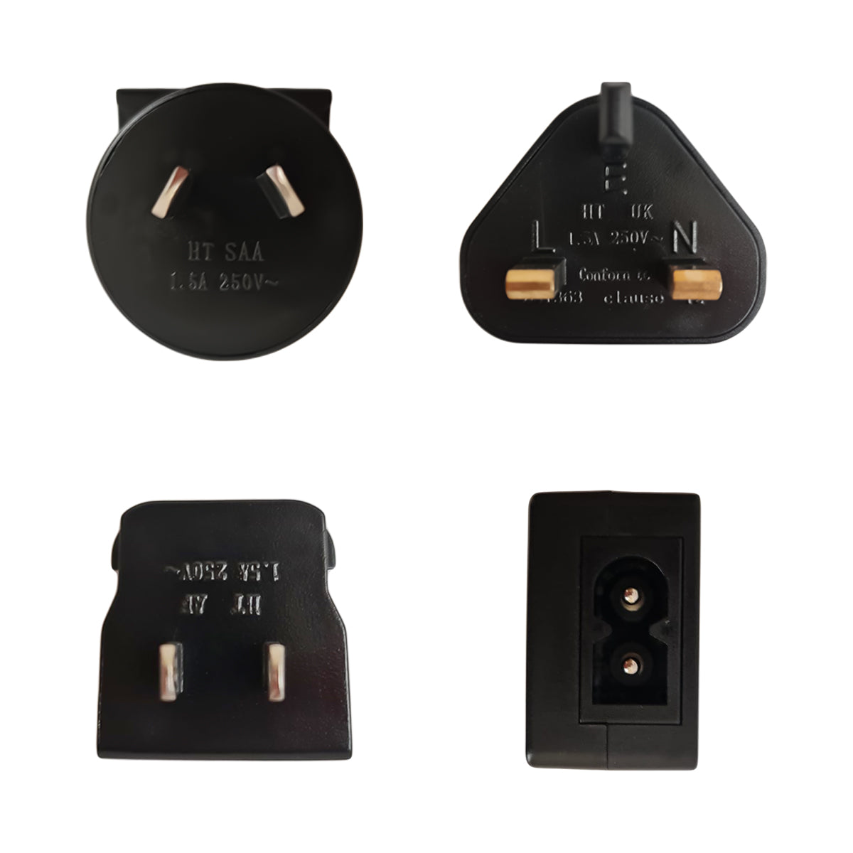Ansmann Caricatore per pacchi batteria 2000 mA Li-ion, LBC 3 celle, spina primaria intercambiabile, set 8 adattatori