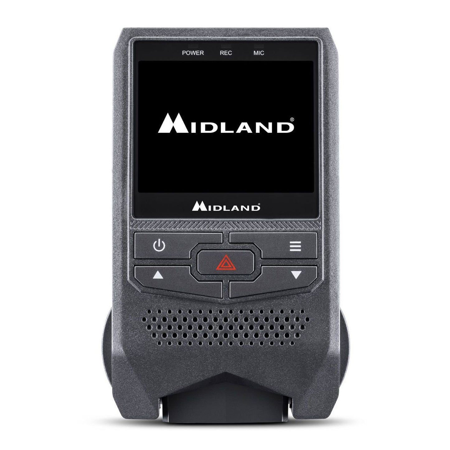 Midland Street Guardian Easy avec écran 2" intégré, caméra de voiture 1080p 30fps, dashcam Full HD avec objectif grand angle 120°, emplacement microSD
