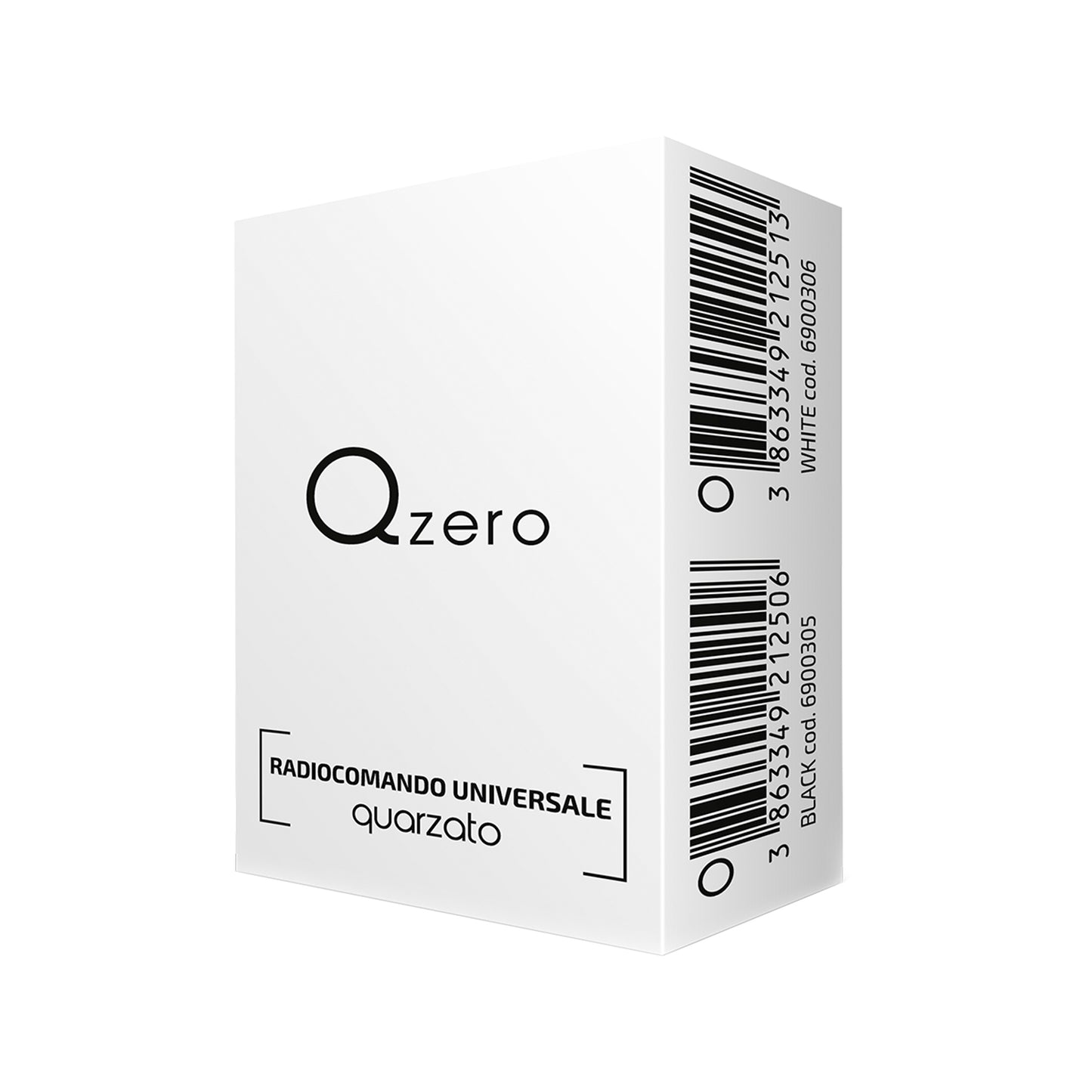 Qzero quartz remote control, multi-frequency Sice gate opener from 27 to 40 MHz, self-learning radio control