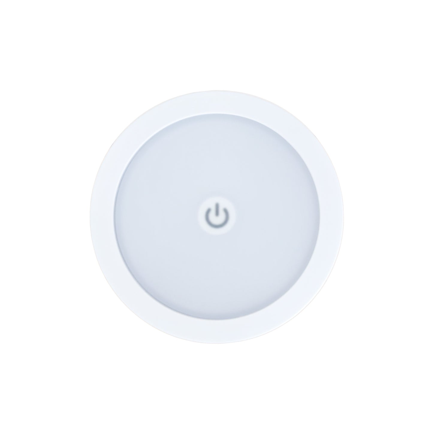 JOlight Lampada da tavolo LED a batteria ricaricabile, abajures bianco in alluminio, interruttore touch, intensità luminosa dimmerabile