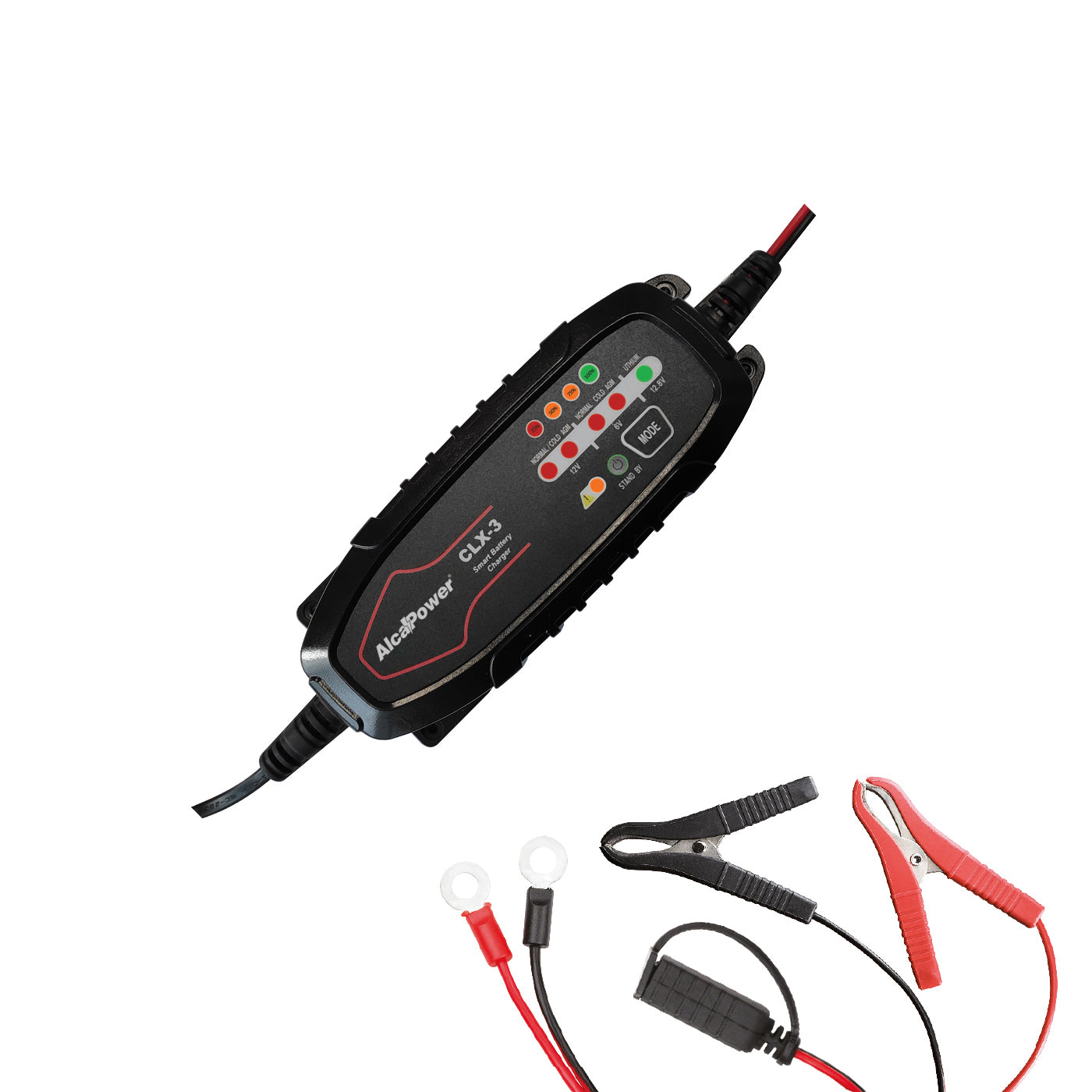 Alcapower Switching Car Battery Charger 1.5A 6/12V, car charger, car charger
