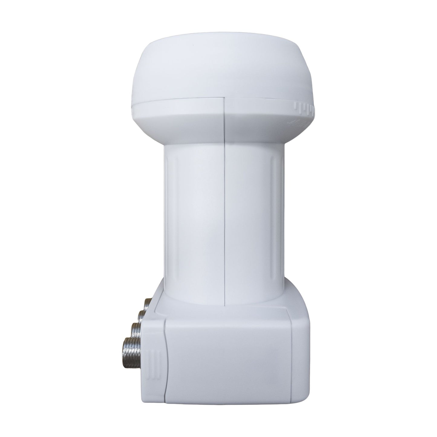 DIPROGRESS LNB Universal Quad, LNB universale con 4 uscite legacy indipendenti, blocco convertitore tecnologia PLL, L-Shape, Guadagno 59dB, Schermatura GSM/LTE