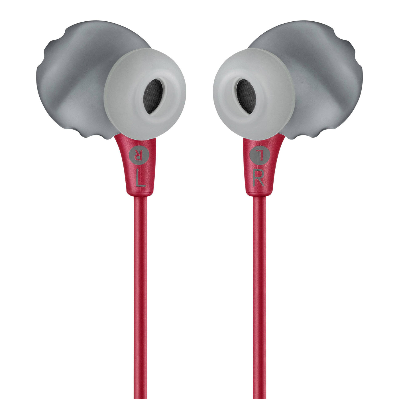 Écouteurs intra-auriculaires de sport étanches JBL Endurance Run, écouteurs à fil rouge