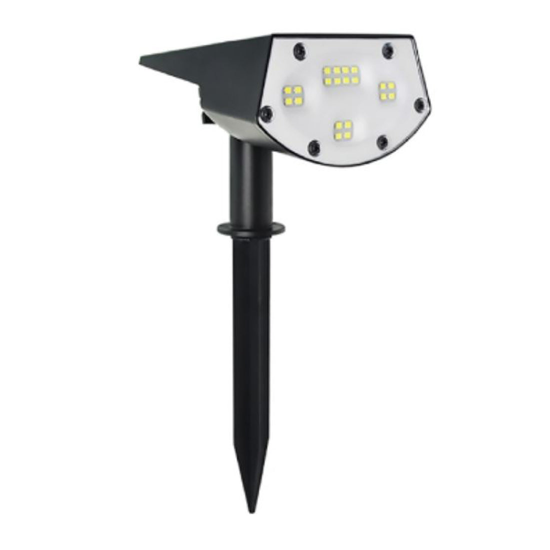 REXER Faretto con ricarica solare, faretto segna passi, faro da giardino con sensore crepuscolare, faro led luce naturale