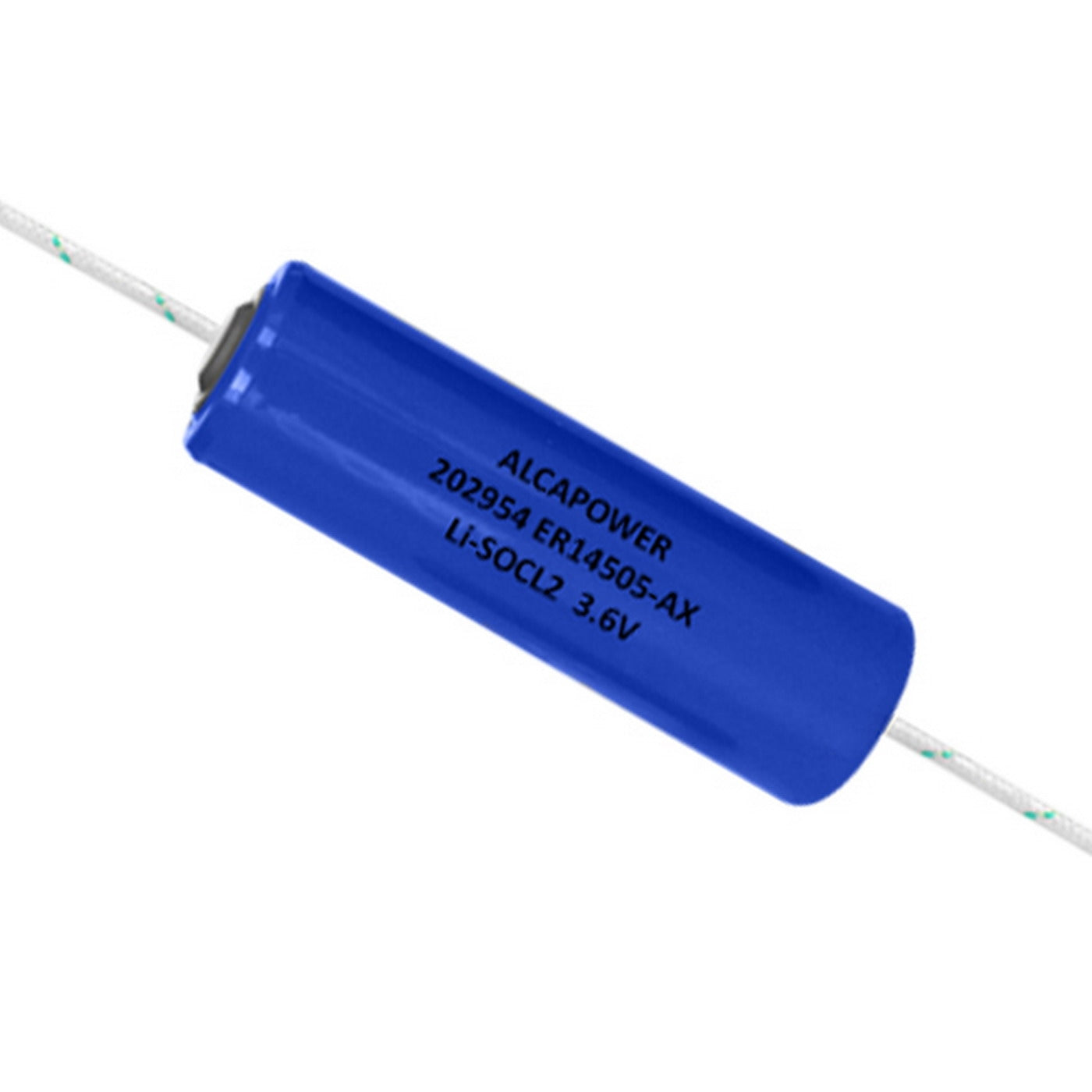 Alcapower Batteria 3.6Voly, pila Li-SOCL AA 3.6V 2400mAH con reofori 202954