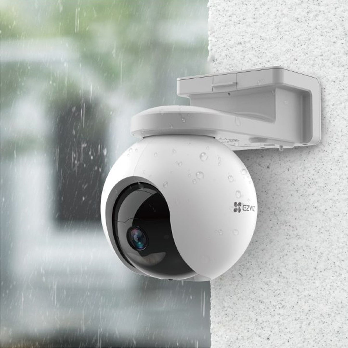 Ezviz HB8 2K Telecamera motorizzata Wi-Fi alimentata a batteria, risoluzione 2K, visione notturna, smart home camera impermeabile, visione 360