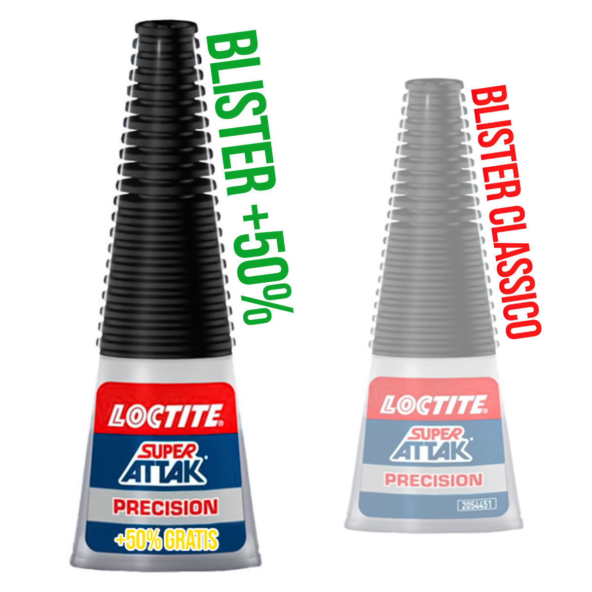 Loctite Super Attak Precision +50% gratis, colla liquida trasparente con beccuccio extra lungo, attaccatutto multimateriale, super colla 5+2,5 grammi