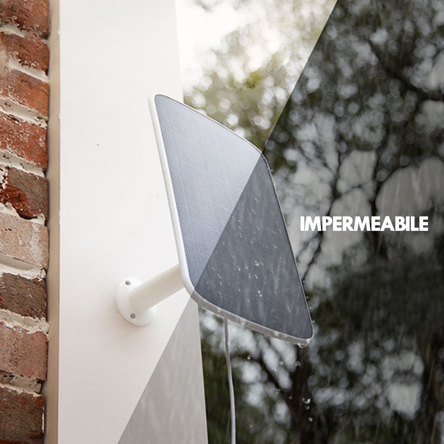 Ezviz high efficiency solar panel up to 4.2W of power with 4 meter cable, waterproof and weatherproof, small size