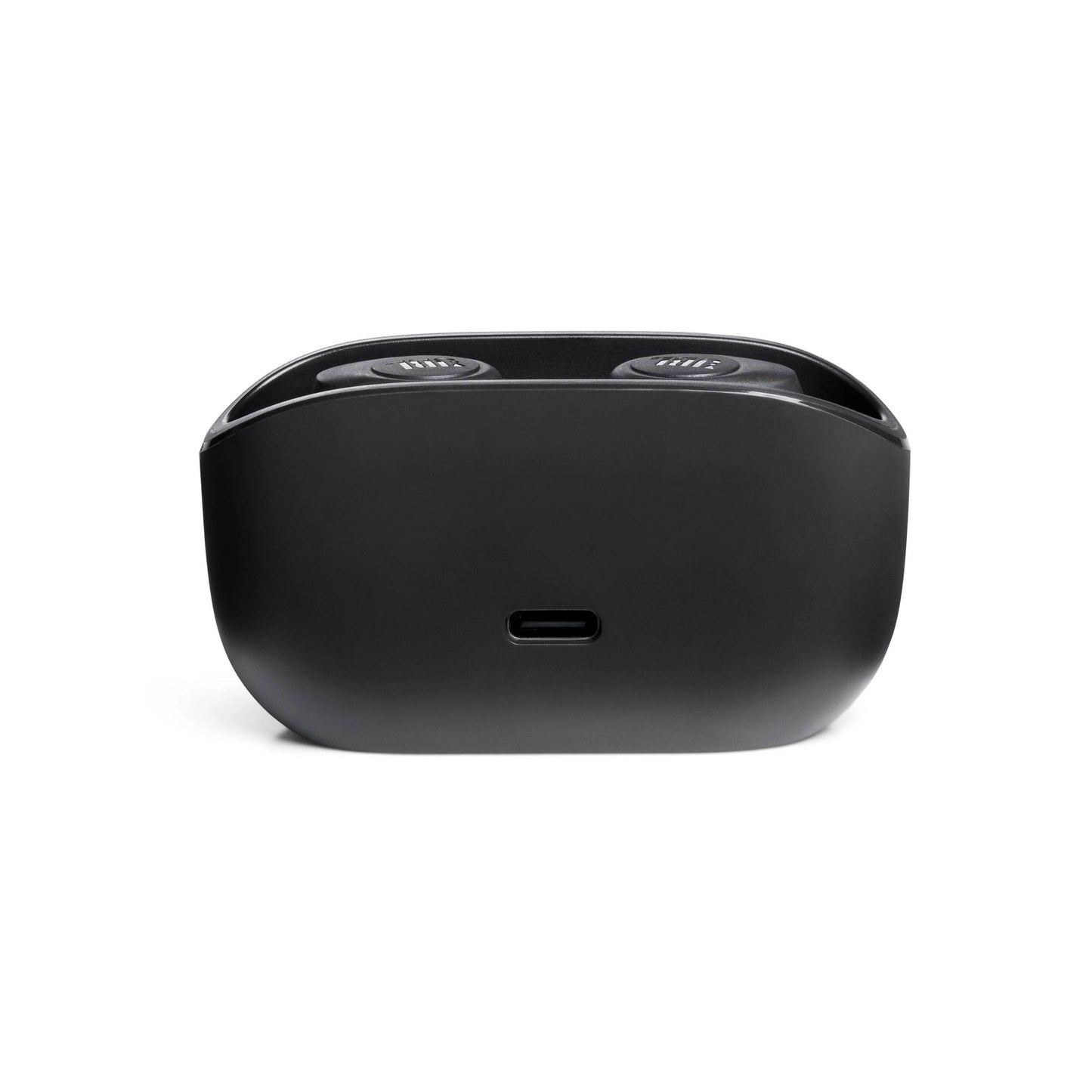 Écouteurs intra-auriculaires Bluetooth sans fil JBL Wave 100 True, écouteurs de poche avec son JBL Deep Bass et Dual Connect, autonomie de la batterie 5+15 heures, couleur noire