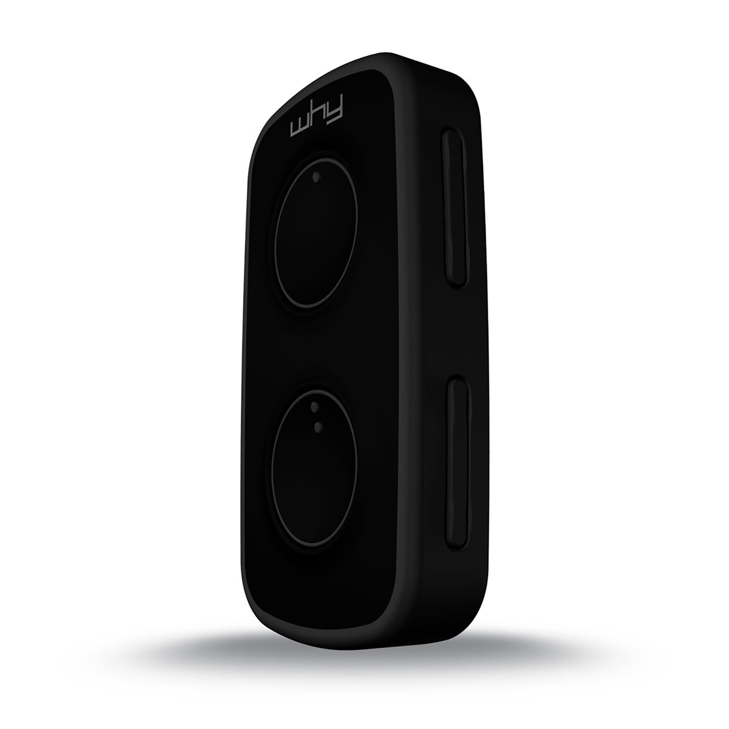 WHY EVO MINI Télécommande multi-fréquences à code tournant de 280 à 868 MHz avec Visor Clip, ouvre-portail programmable à auto-apprentissage, radiocommande large portée à 4 boutons, réglisse noire