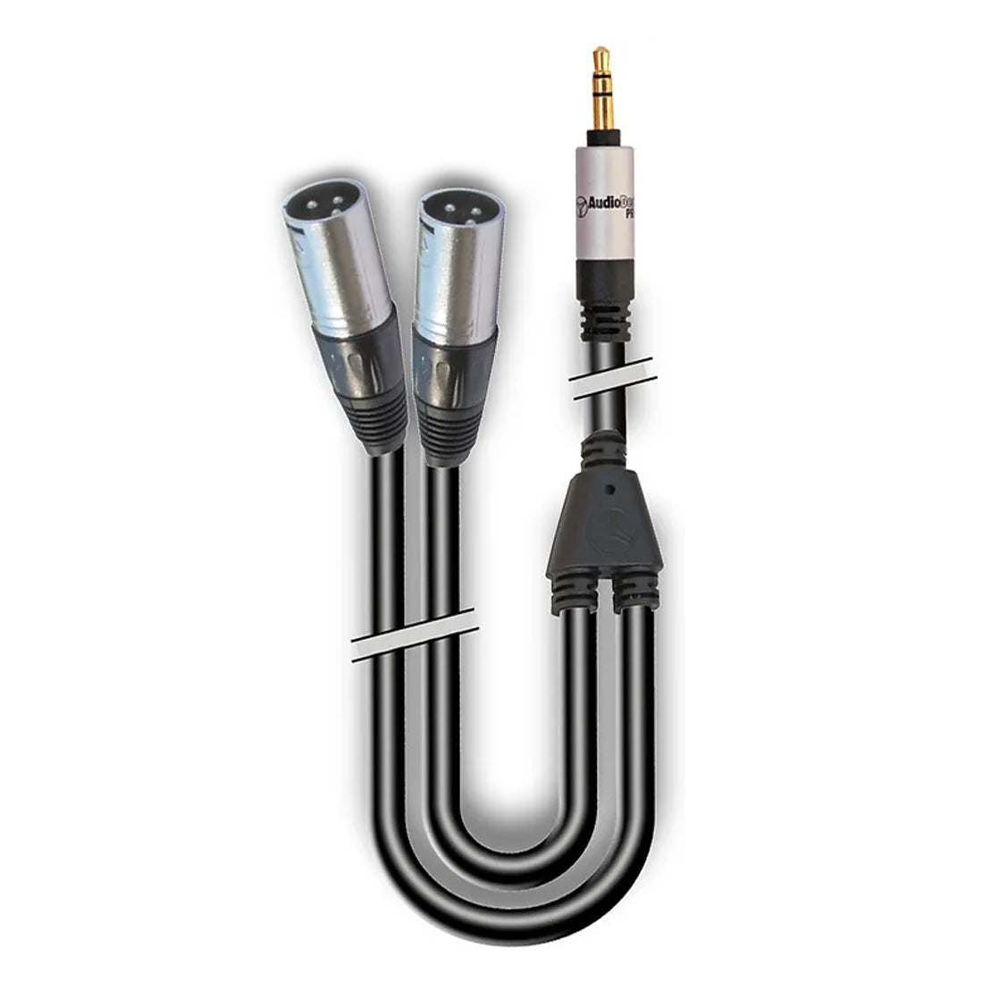 Audiodesign Pro Cavo adattatore X-Pro Line, cavo audio riduttore 1 Jack 3,5 M Stereo <> 2 XLR 3M, 6 metri