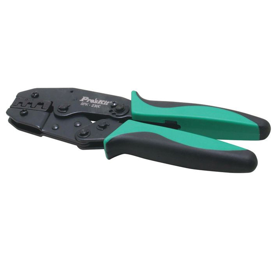 PRO'SKIT Pinza crimpatrice in acciaio al carbonio per terminali non isolati capicorda cavi