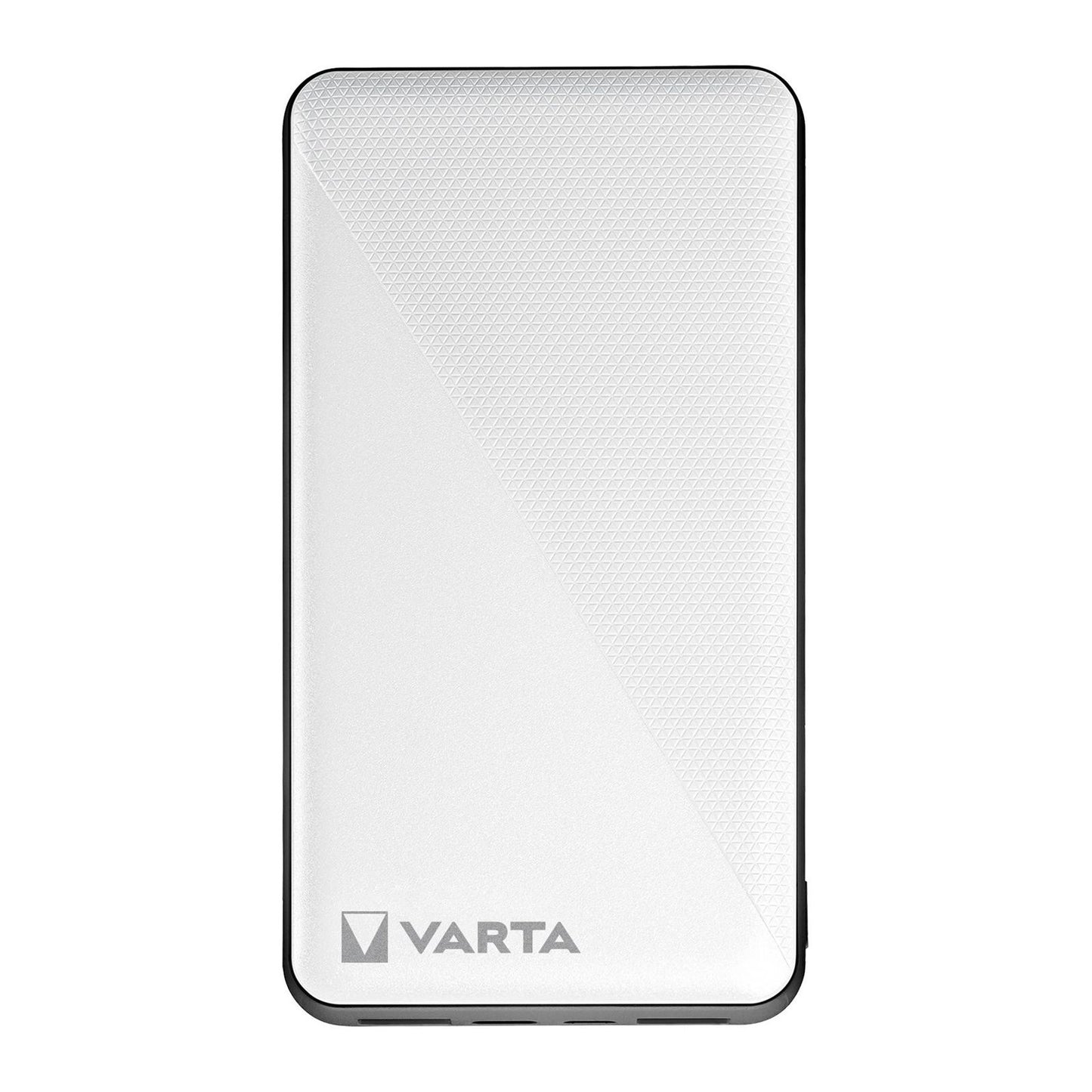 VARTA Power Bank 20 000 mAh avec une sortie USB-C et deux sorties USB-B, charge rapide, charge jusqu'à 3 appareils simultanément