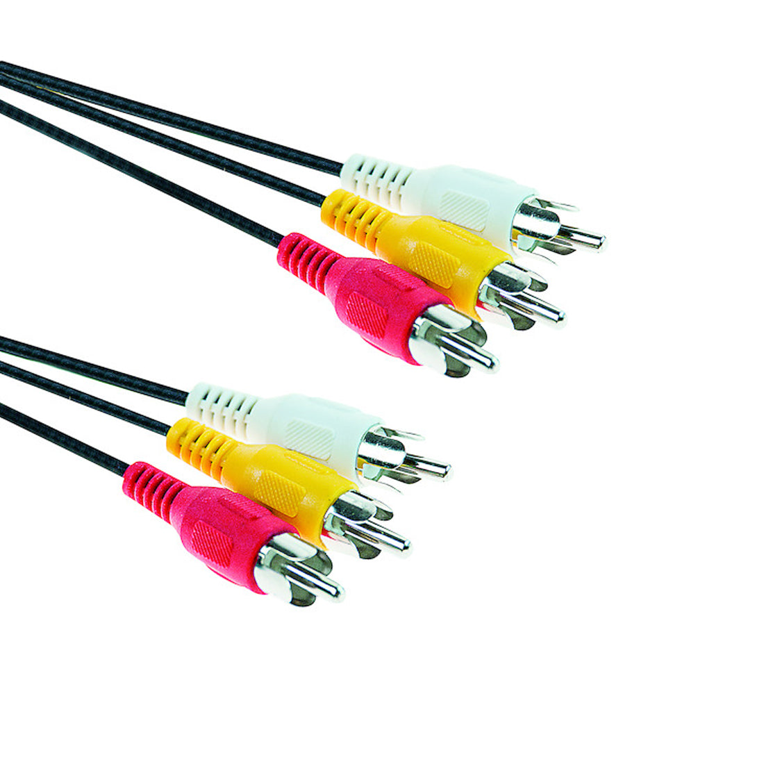 Câble audio vidéo Life avec connecteurs RCA, câble d'extension RCA avec connecteur mâle, 3 mètres