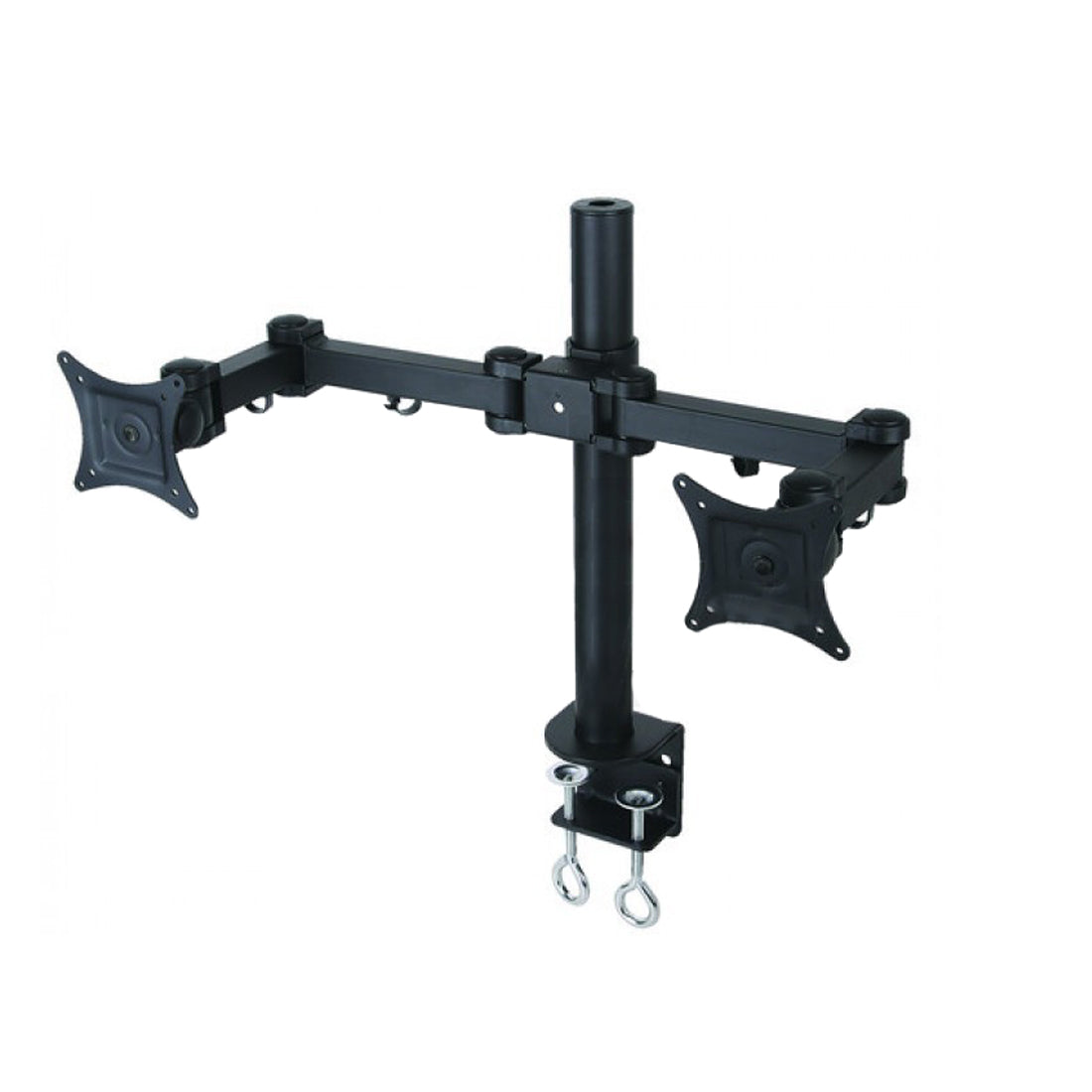 Alpha Elettronica Support de bureau double LCD Ajustable, 13"-27", support mural