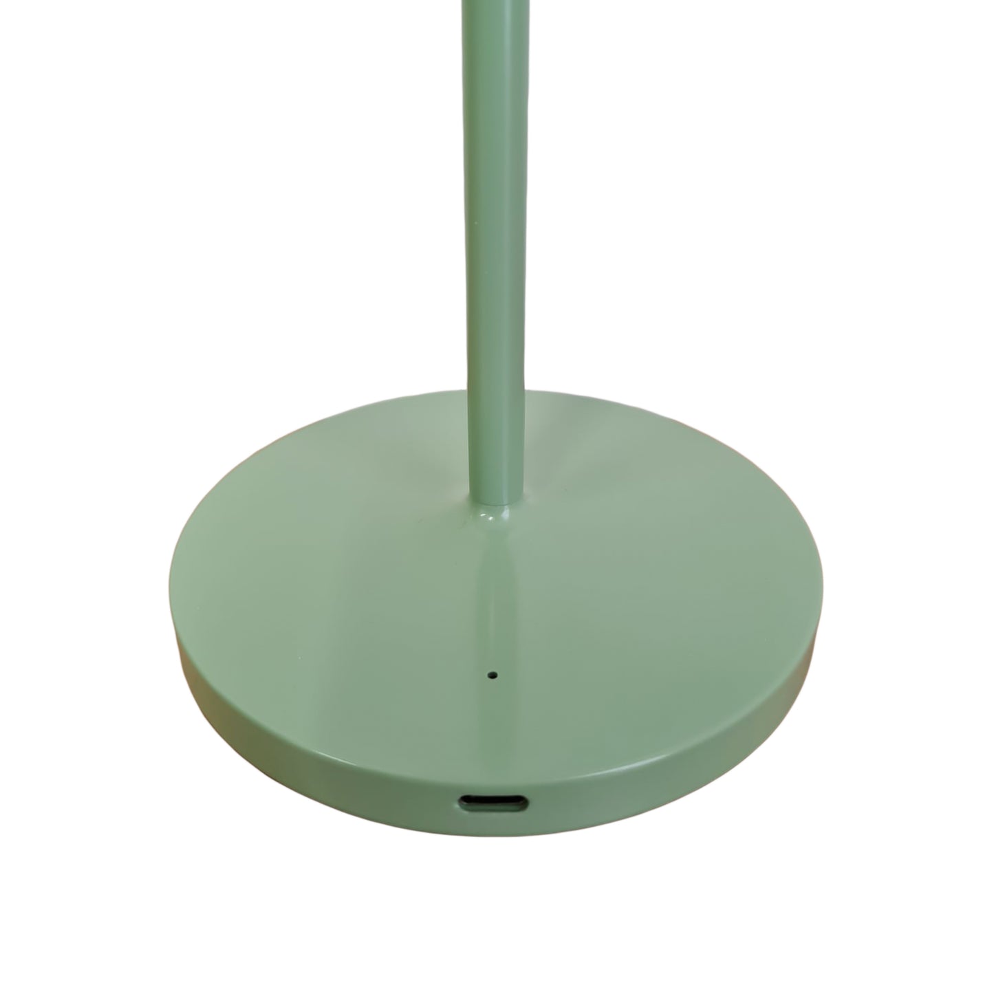 Lampe de table LED JOlight avec batterie rechargeable, abat-jour en aluminium vert, interrupteur tactile, intensité lumineuse variable