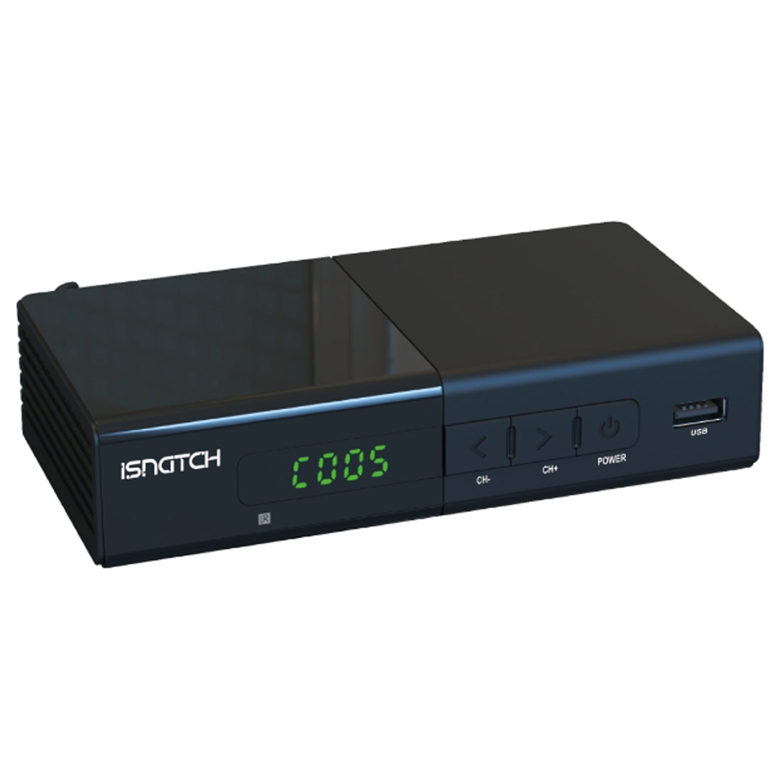 GBC GB-350D Decoder Full HD DVB-T2, digitale terrestre 1080p H.265, porta USB, Telecomando IR universale TV+decoder