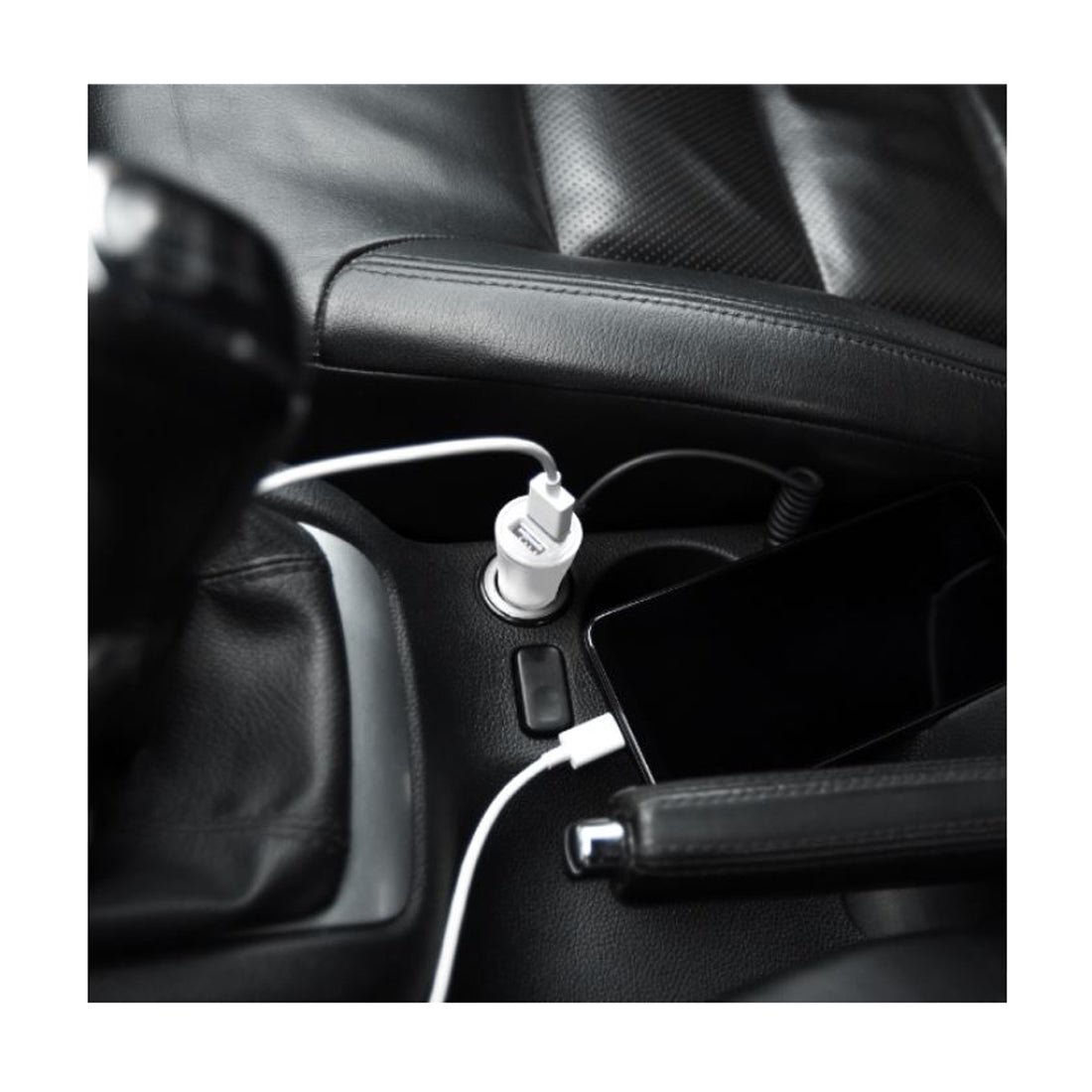 iSnatch Caricabatterie da auto, caricatore auto USB per smartphone e tablet, caricabatterie accendisigari