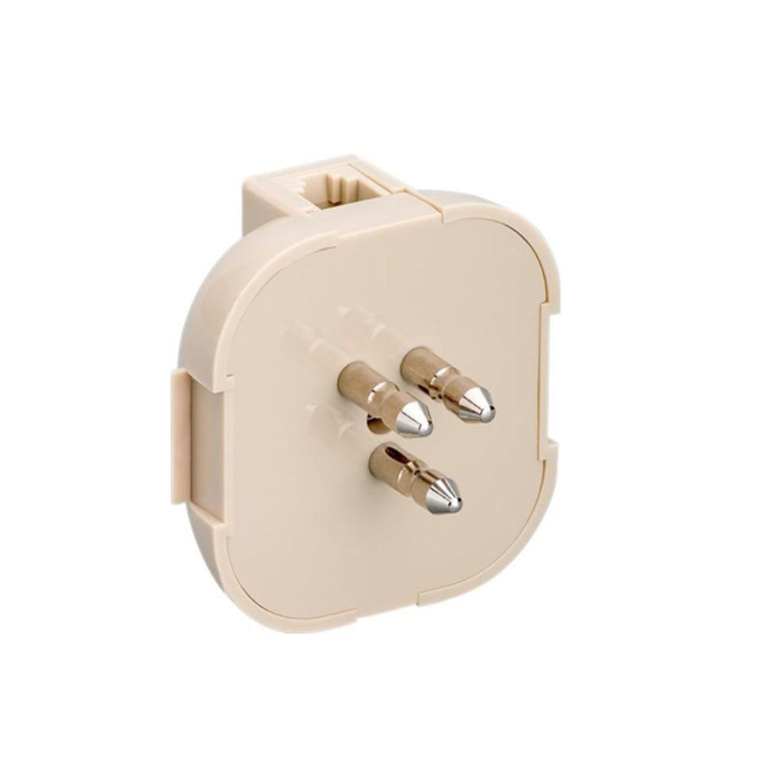 Adaptateur de prise unifié à 3 pôles pour réseau téléphonique, prise à trois pôles pour réseau téléphonique, 3 pièces