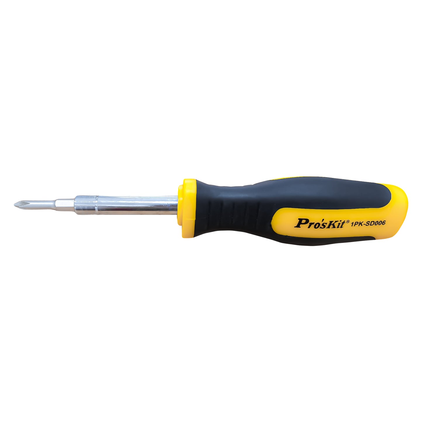 Kit de tournevis isolés et magnétiques 6 en 1 Pros avec inserts interchangeables, changement rapide de pointe, remplacement rapide d'embout, kit polyvalent double pointe