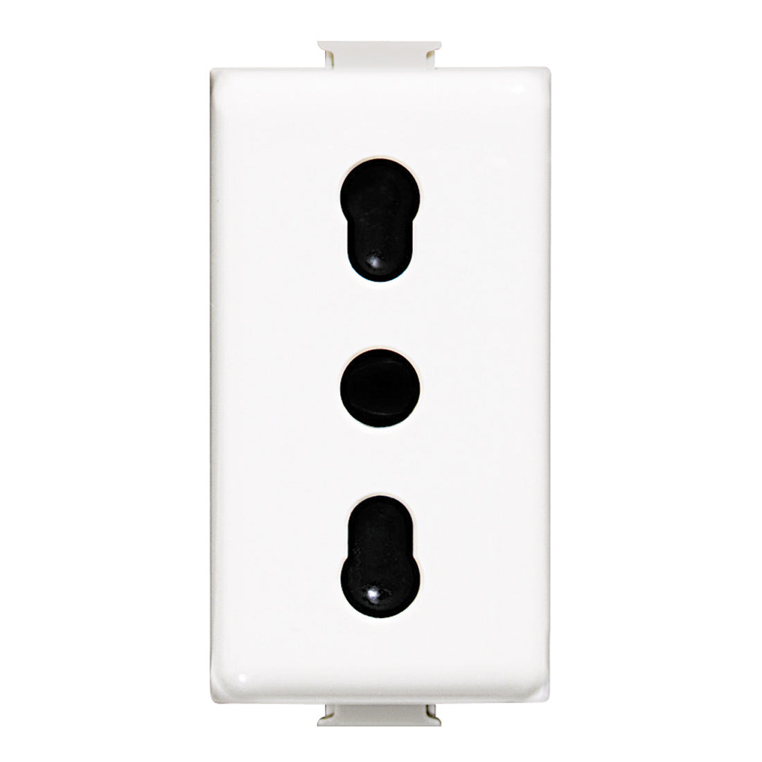Bticino Presa elettrica bipasso bianca, per spine 10A e 16A della serie Matix 2P + T