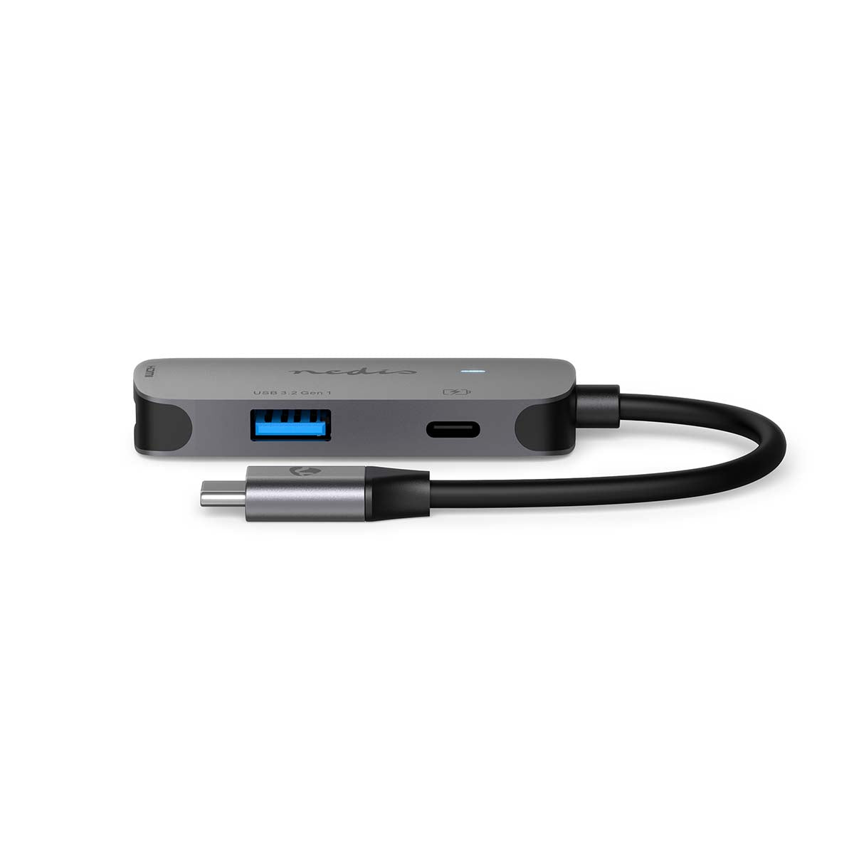 NEDIS USB multiport adapter, with HDMI, USB-A female and USB-C female output