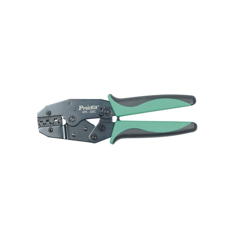 PRO'SKIT Pinza crimpatrice in acciaio al carbonio per terminali non isolati capicorda cavi