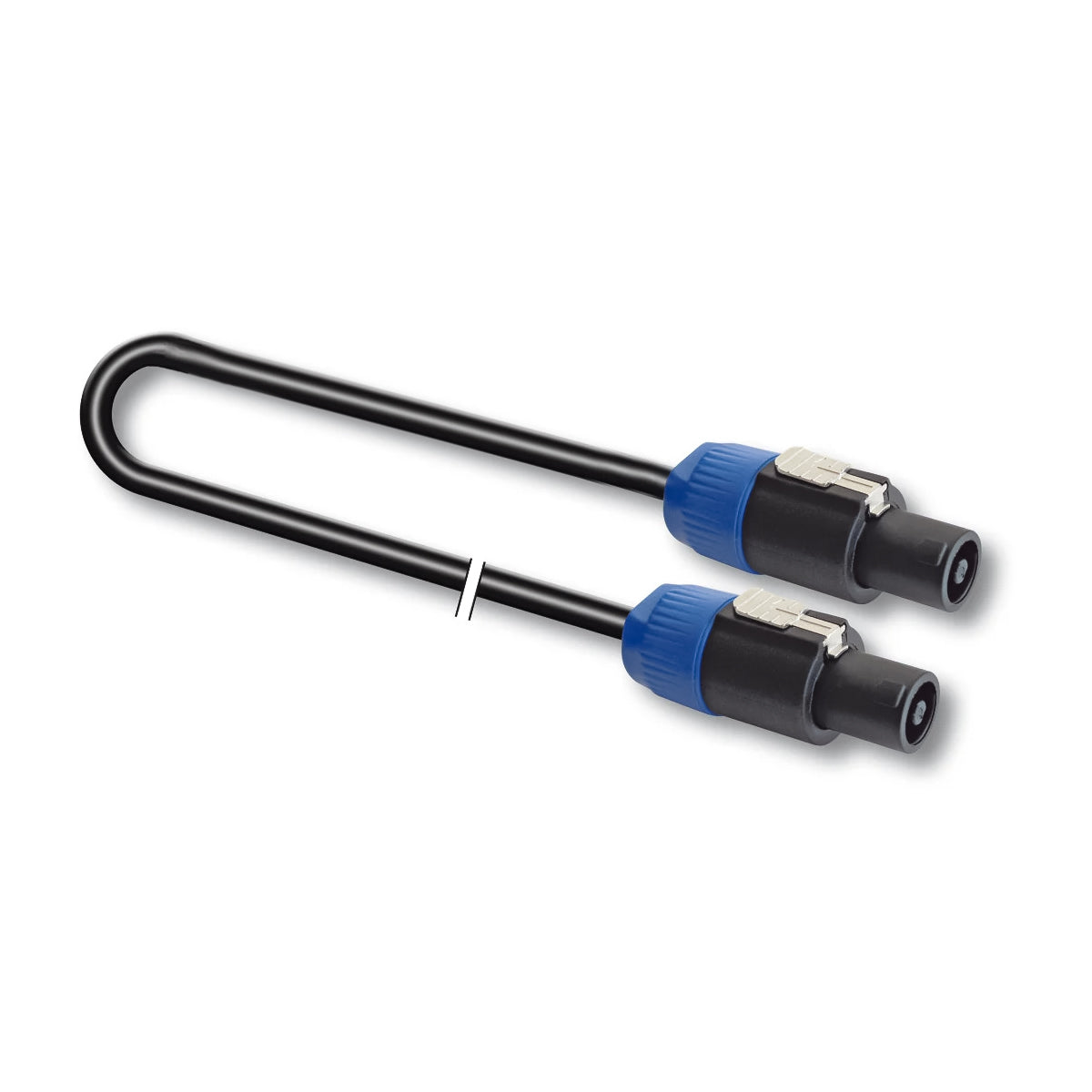 AudioDesign PRO VS 500 Câble haut-parleur professionnel 5 mètres, câble audio Smart Line, 2x connecteurs haut-parleur mâles, câble haut-parleur 2x1,5 mm2