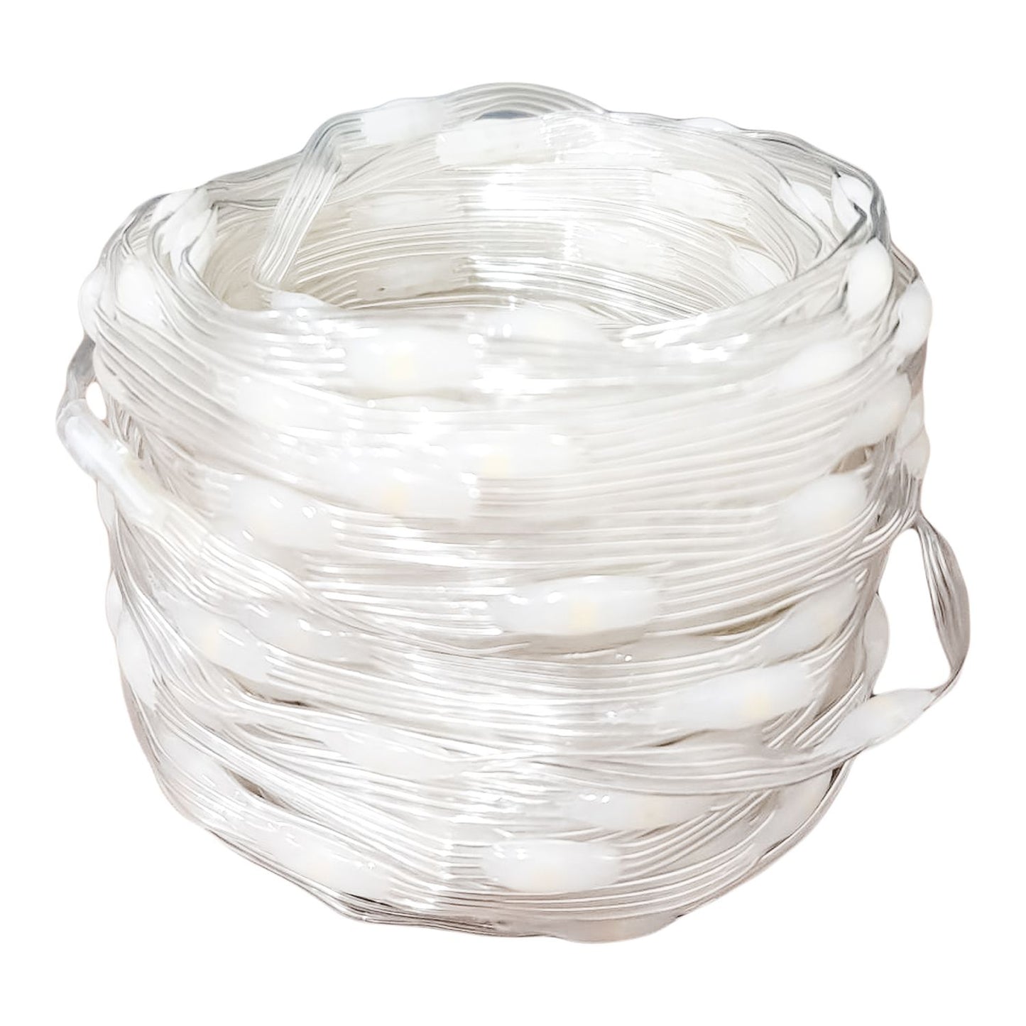 Decoled Guirlande lumineuse d'extérieur 300 LED lumière rouge, LED Nano Bean IP44, lumières de Noël modulaires, décorations lumineuses étanches, câble transparent