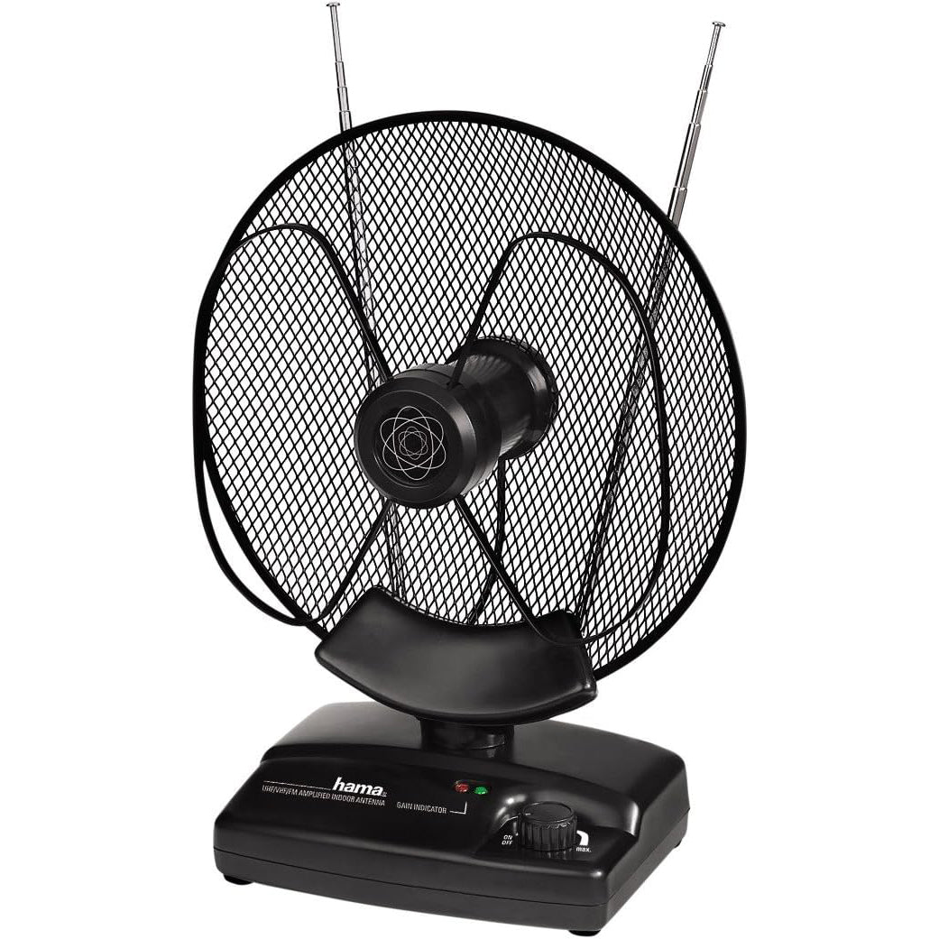 Antenna DVB-T1 / DVB-T2 amplificata da interno e radio FM 58.0497.20